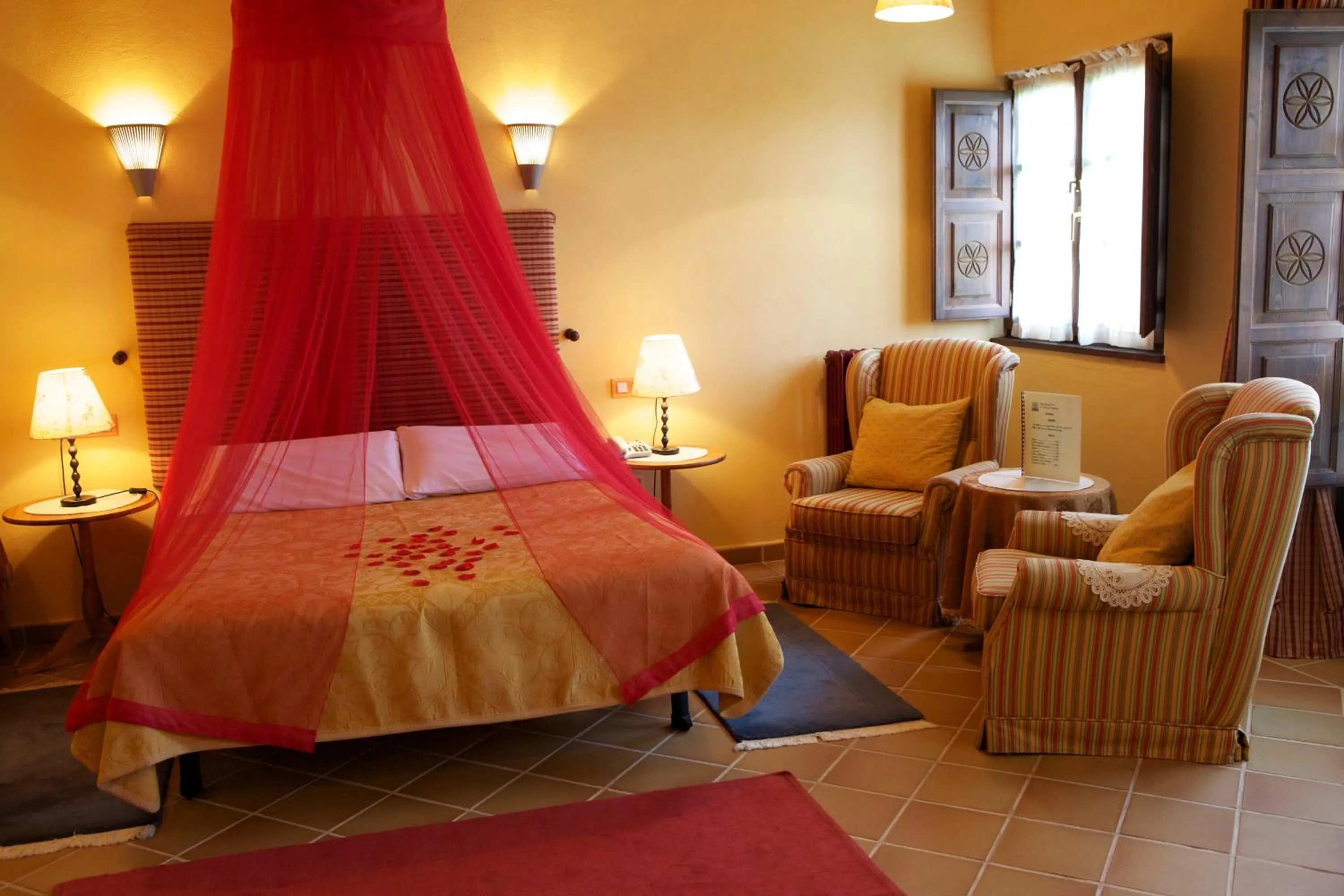 Bed in Hotel Rural La Llosa de Fombona