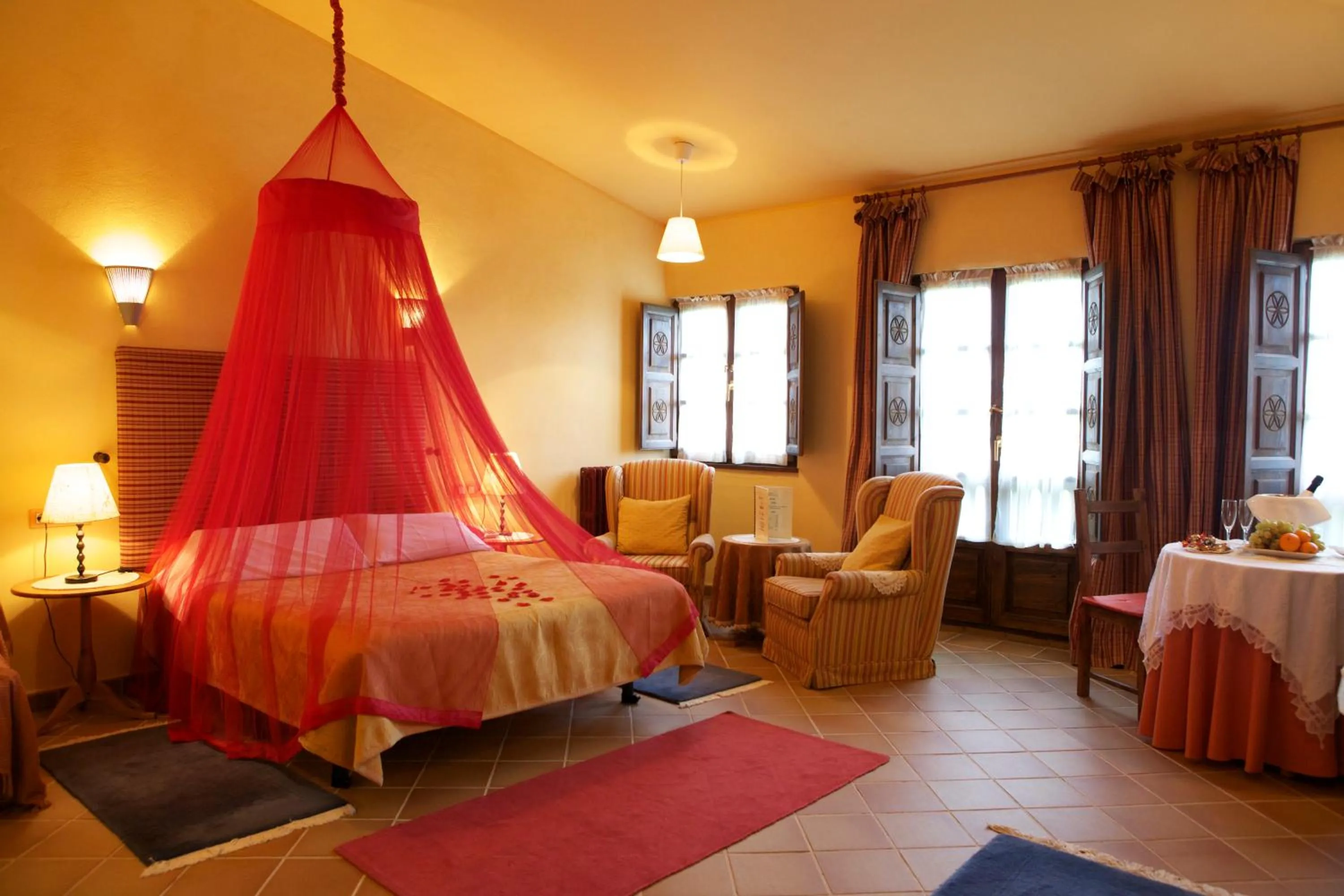 Bed in Hotel Rural La Llosa de Fombona