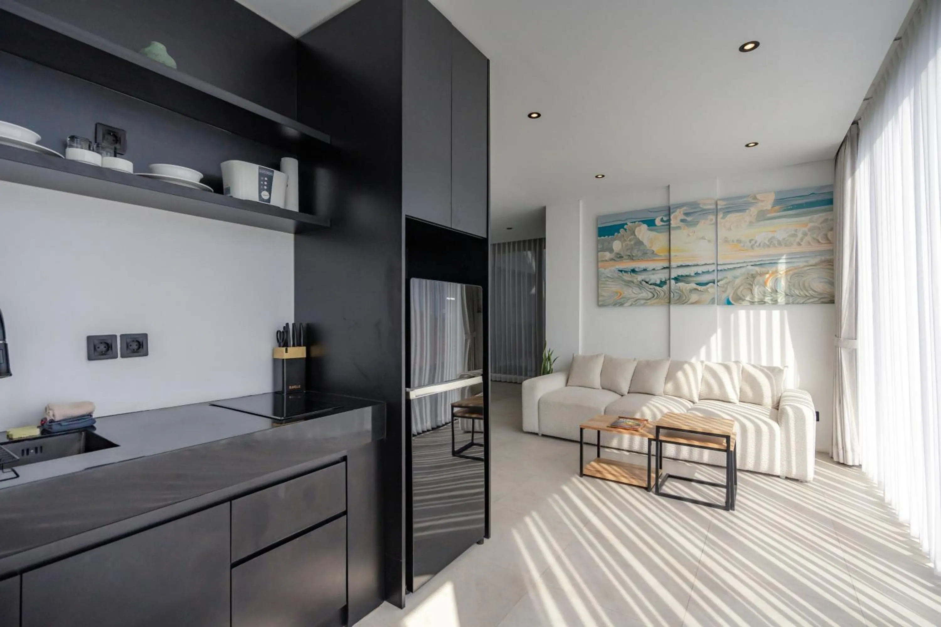 Bed in Onyx Beach Hotel