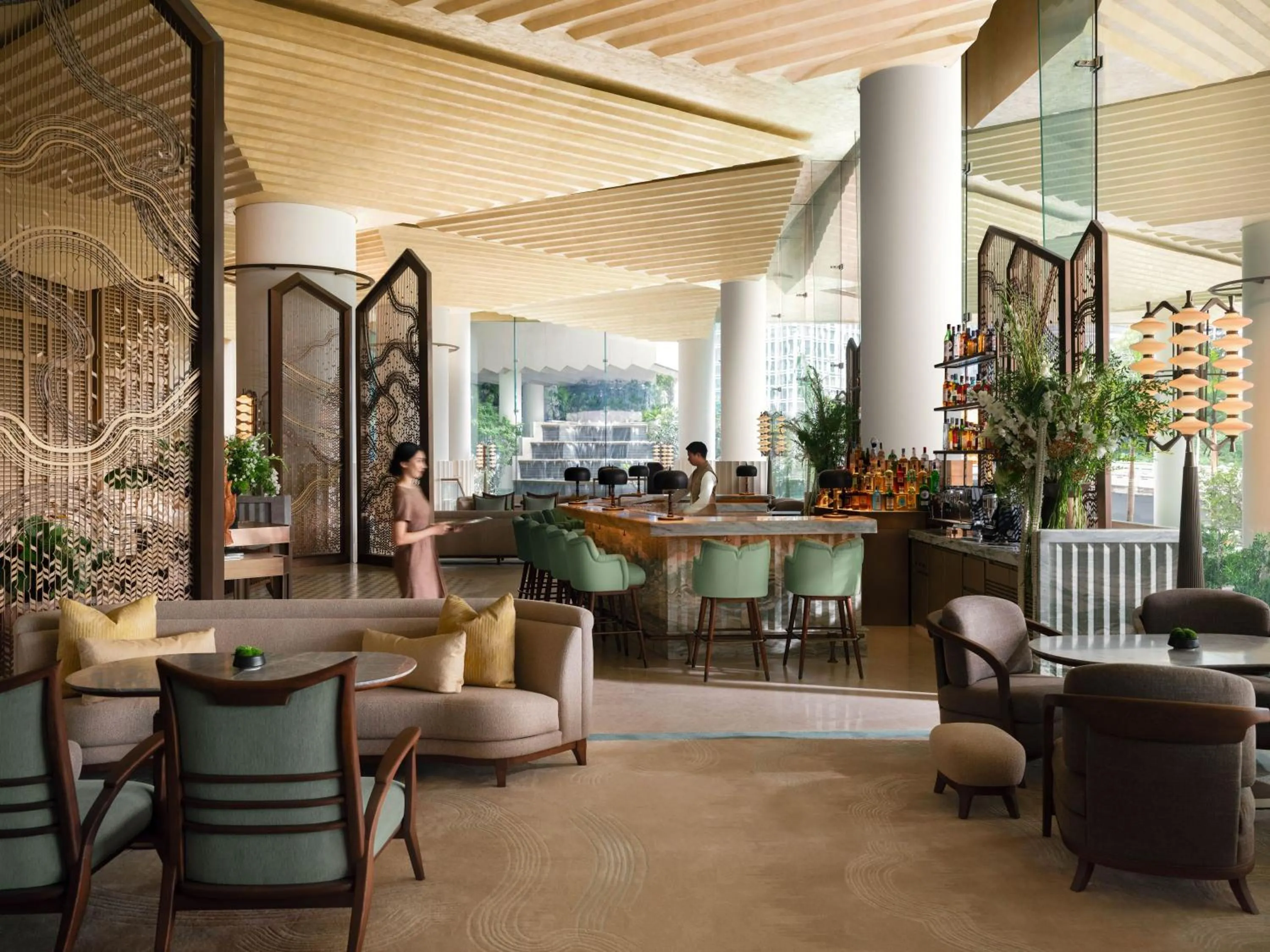 Lounge or bar in Dusit Thani Bangkok