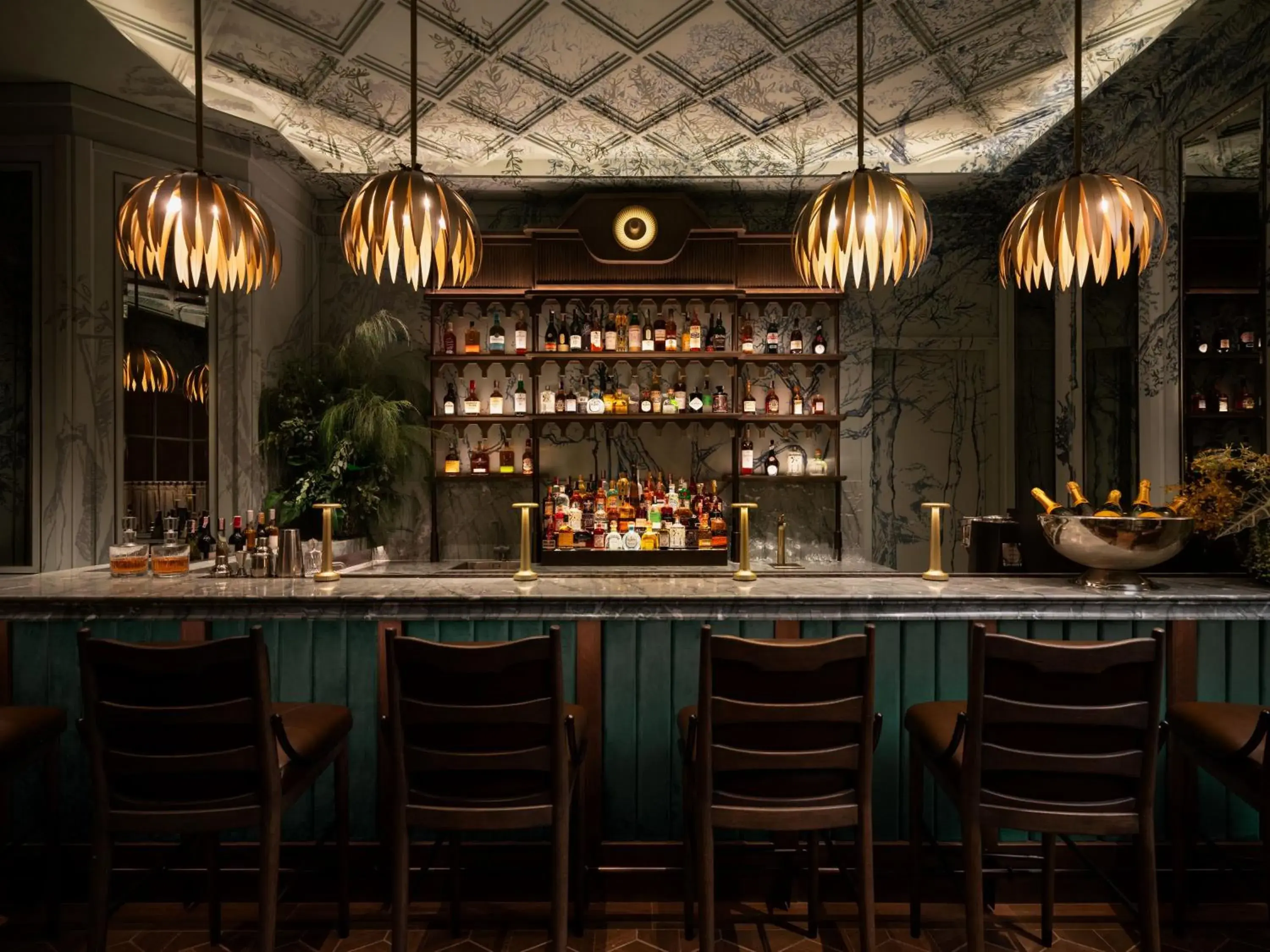 Lounge or bar in Dusit Thani Bangkok Lounge or bar in Dusit Thani Bangkok