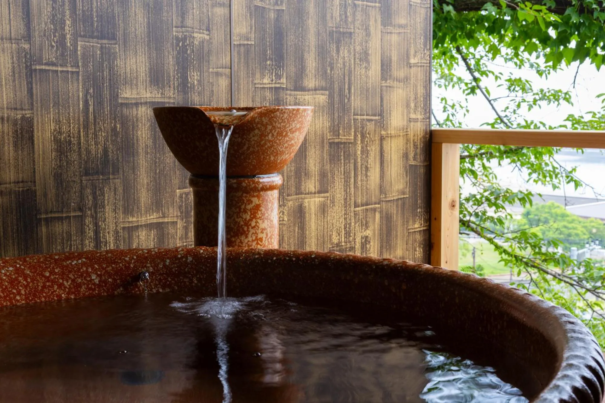 Open Air Bath in AtamiOnsen Nagahamaen