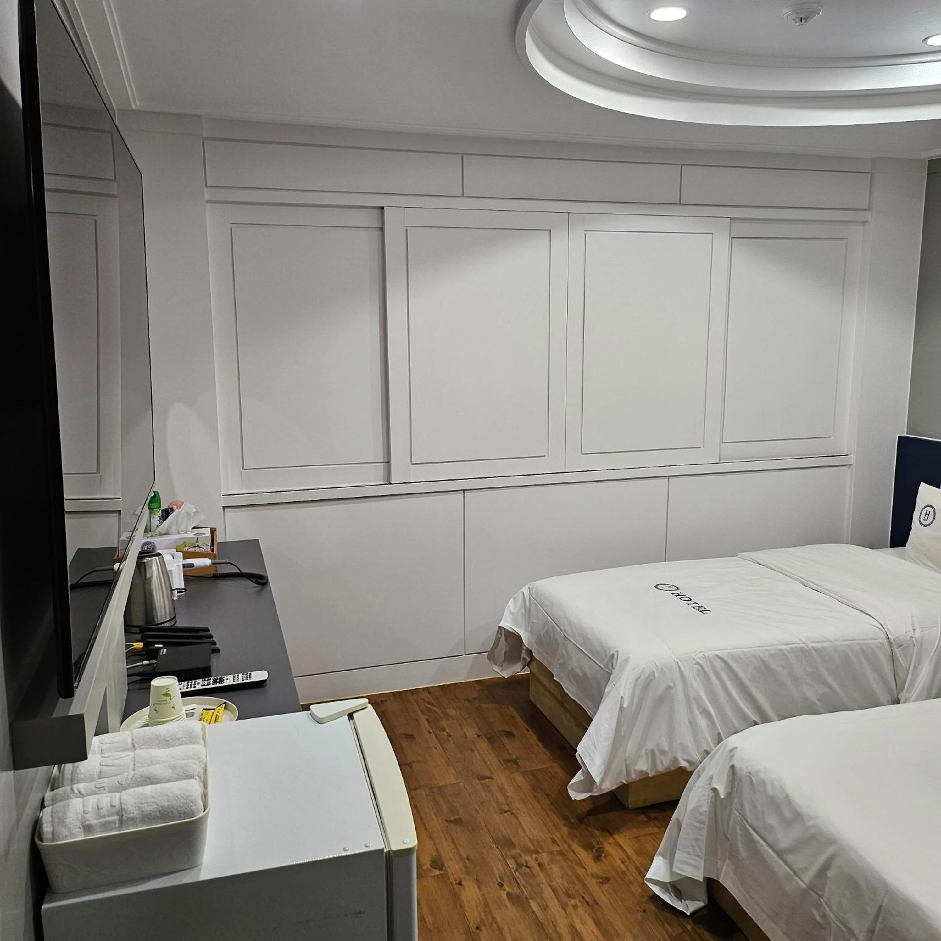 Decorative detail, Bed in Yeoju Hightel