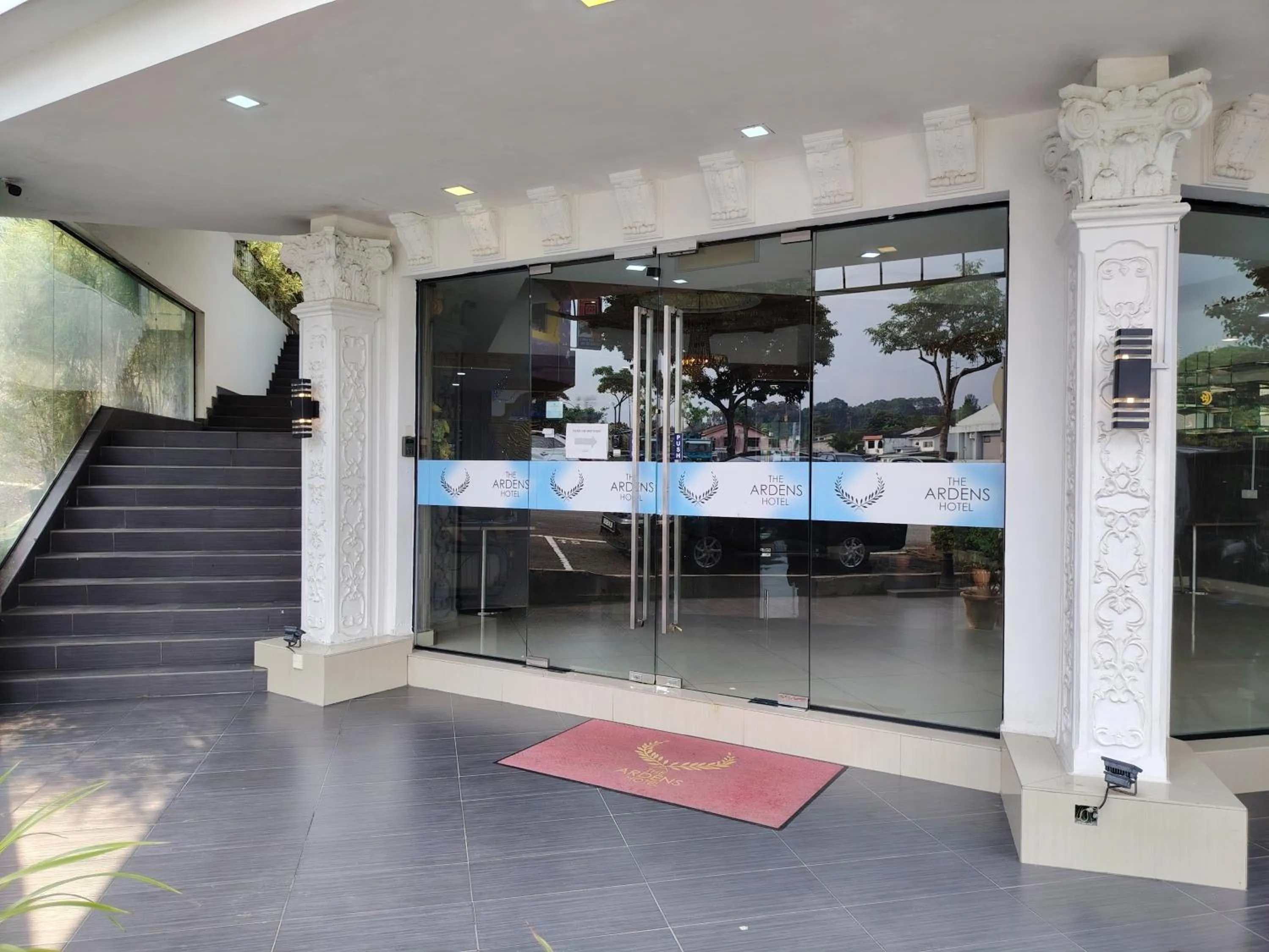 Facade/entrance in The Ardens Hotel - Nong Chik, Kolam Air, Johor Bahru