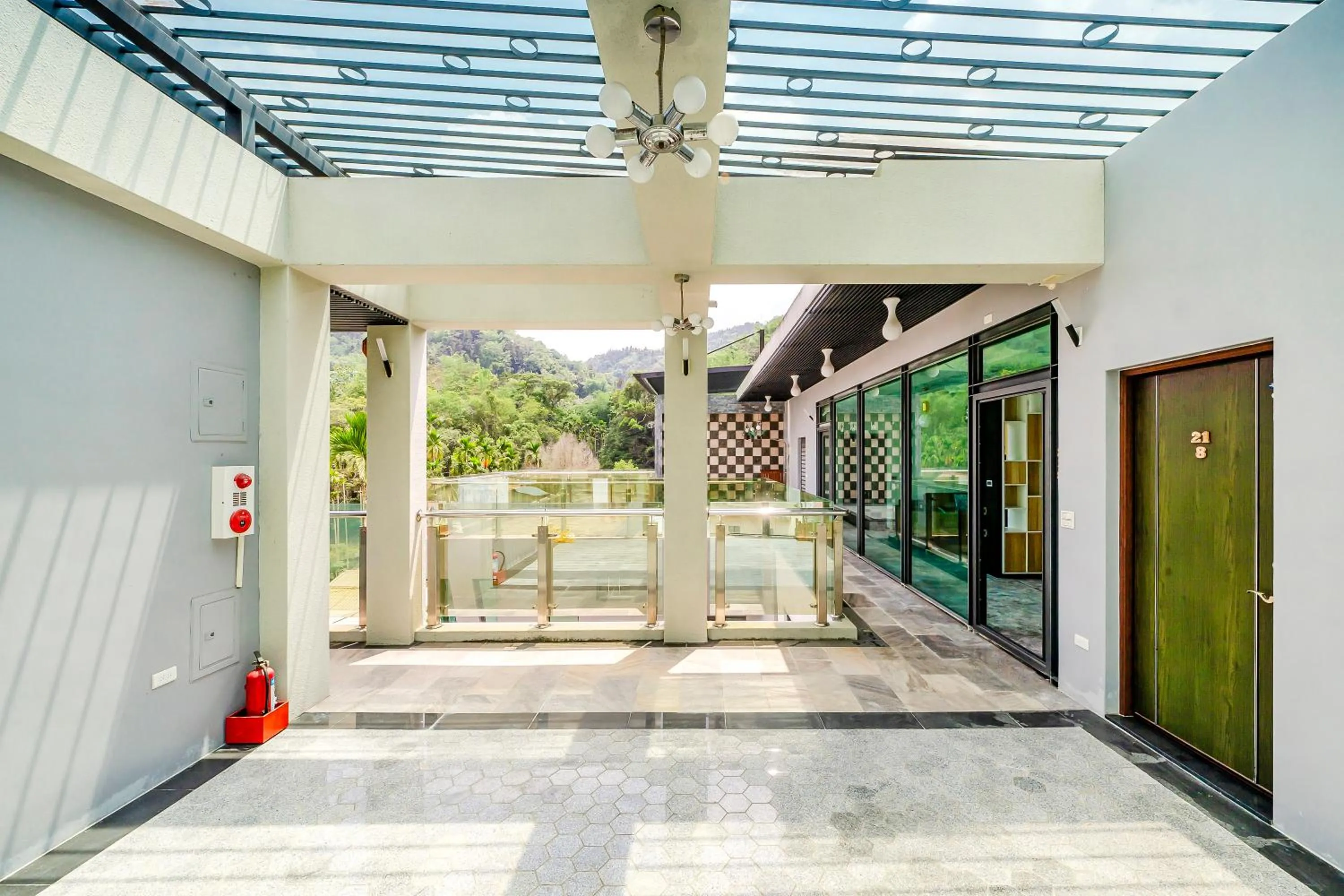 Facade/entrance in Han Yan Hill Hotel