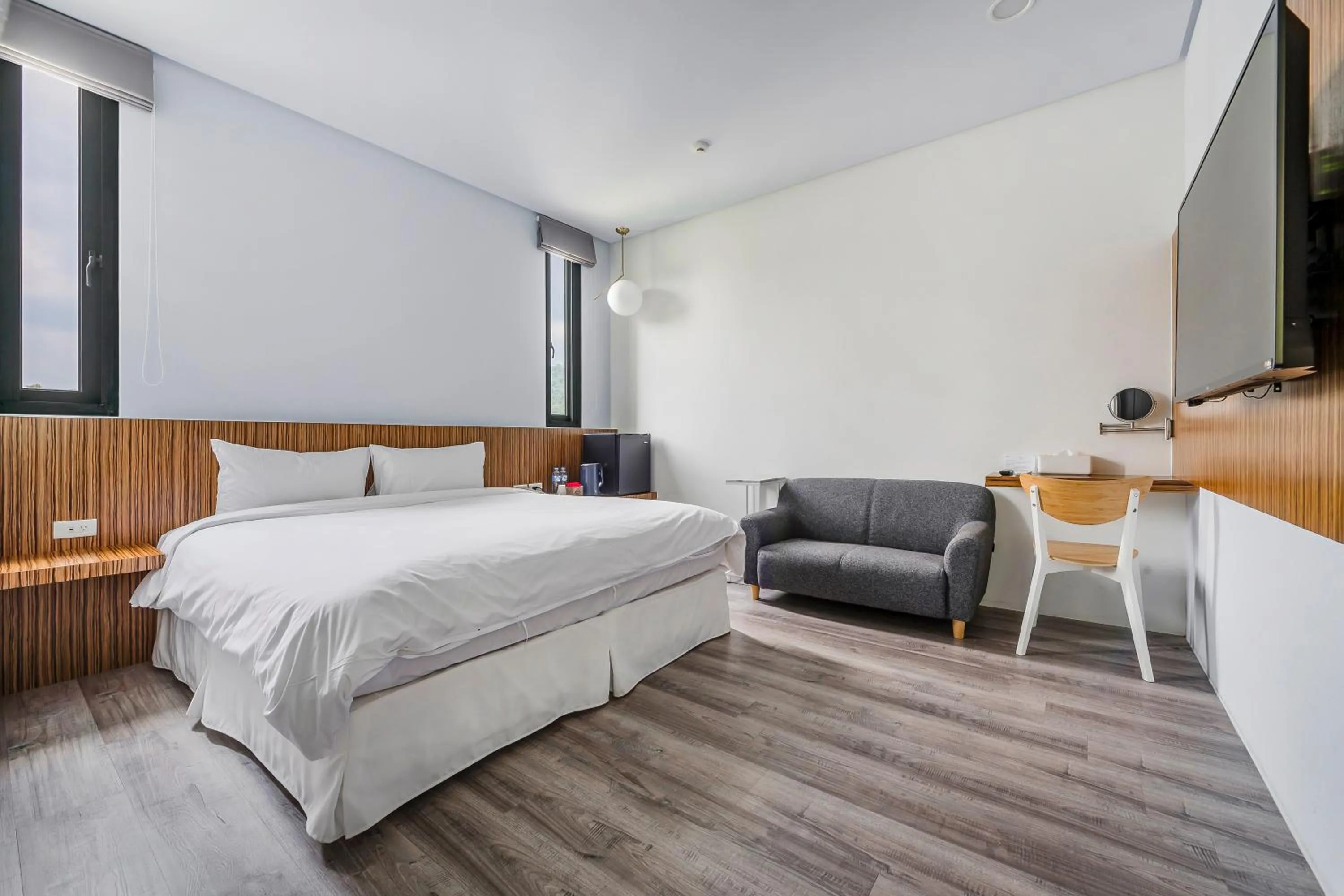 Photo of the whole room, Bed in Han Yan Hill Hotel