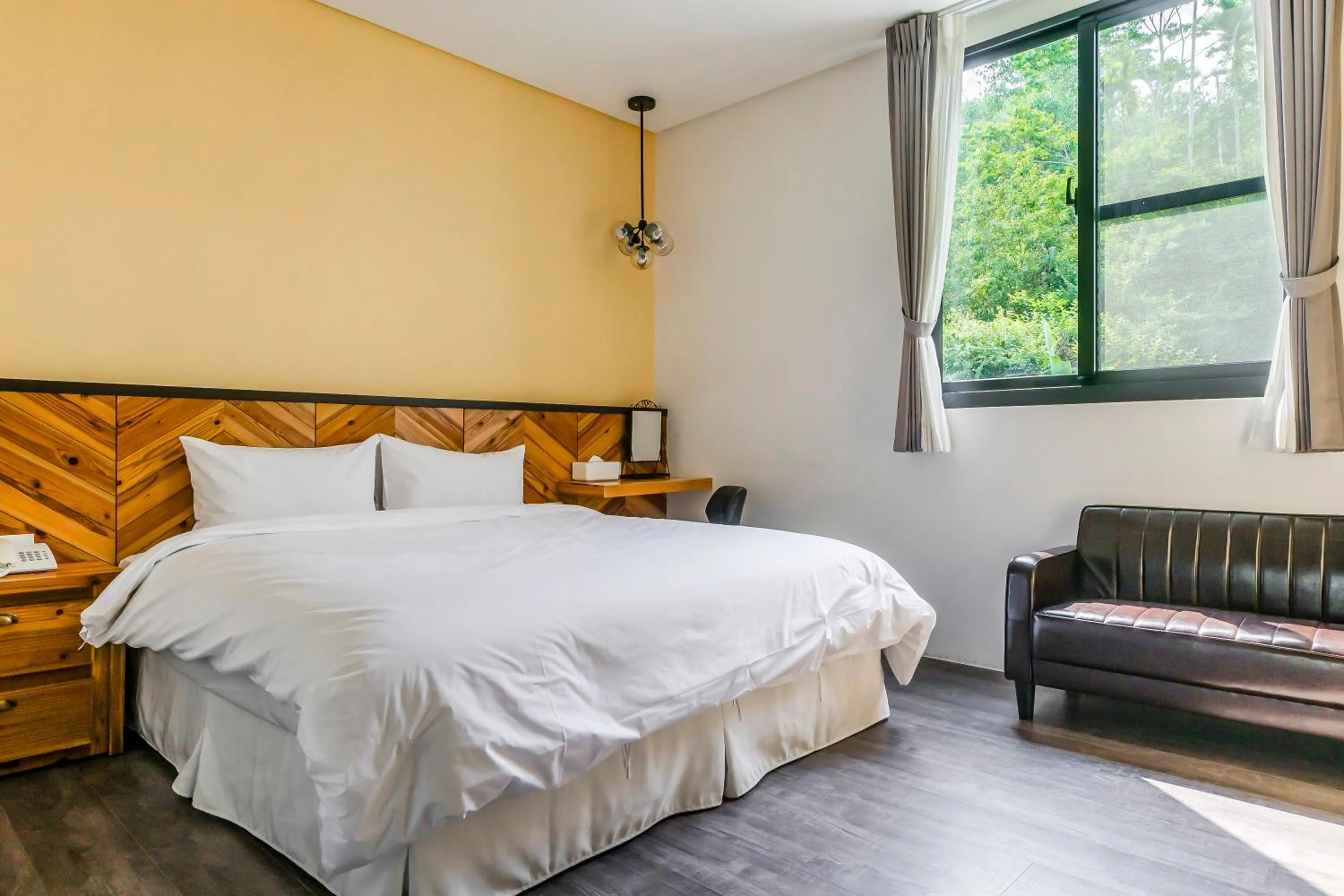 Bed in Han Yan Hill Hotel