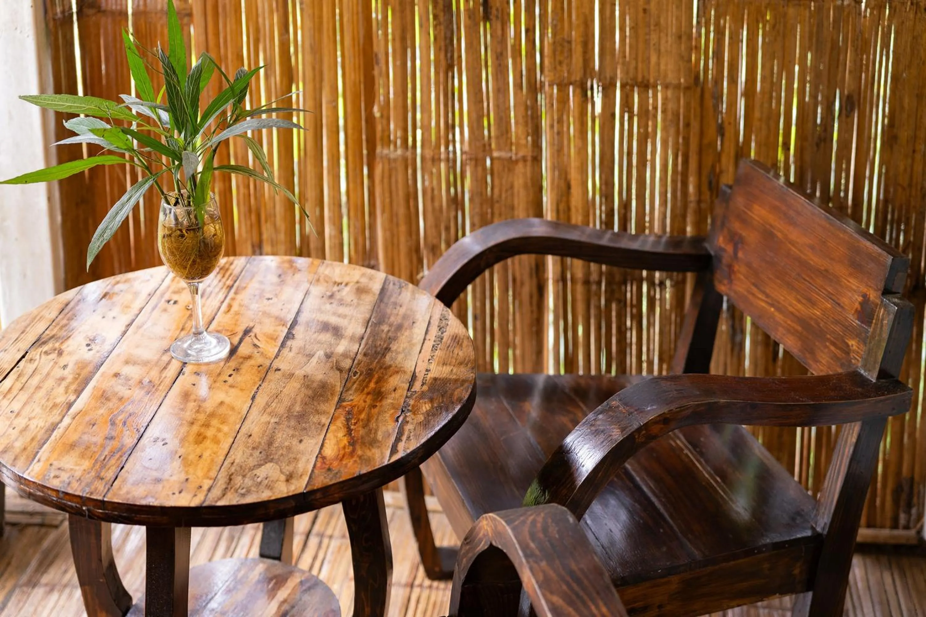 Seating area in Monruamsuk Homestay Cafe and Bistro