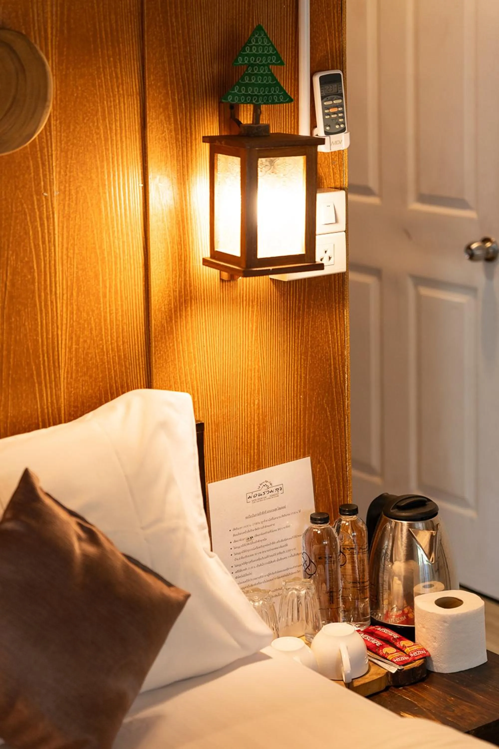 Bed in Monruamsuk Homestay Cafe and Bistro