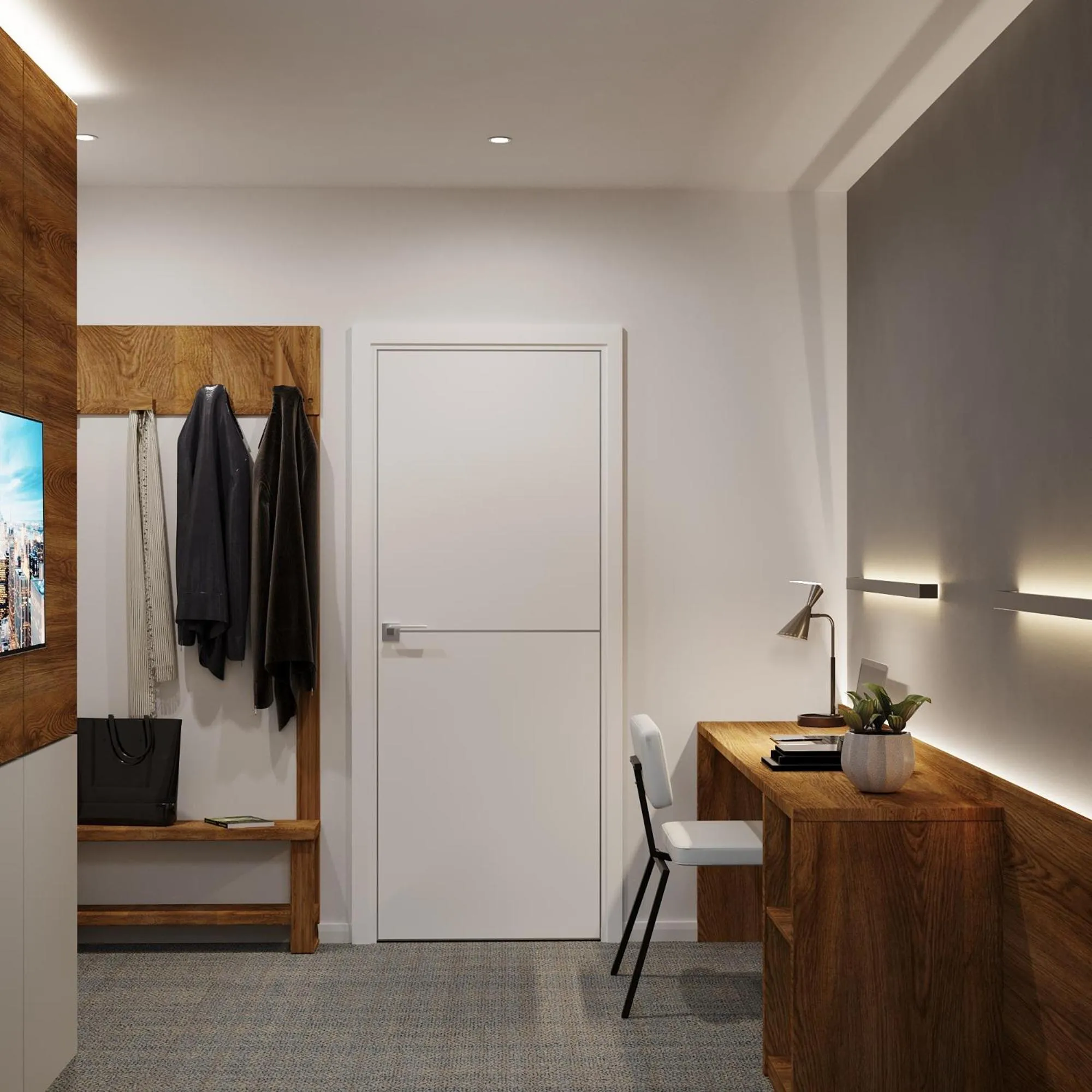 wardrobe in Duo Hotel by Futuro