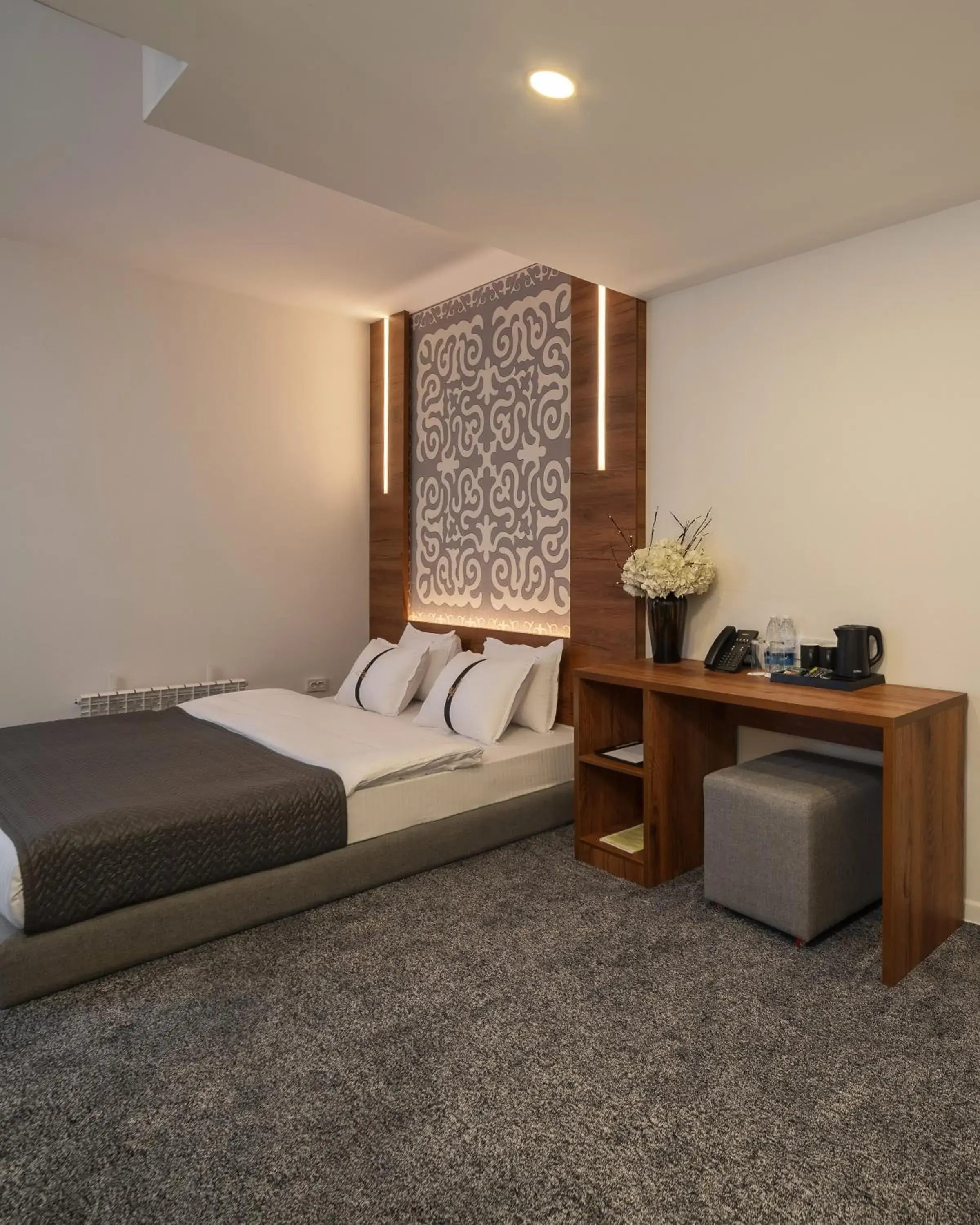 Bed in Duo Hotel by Futuro Bed in Duo Hotel by Futuro