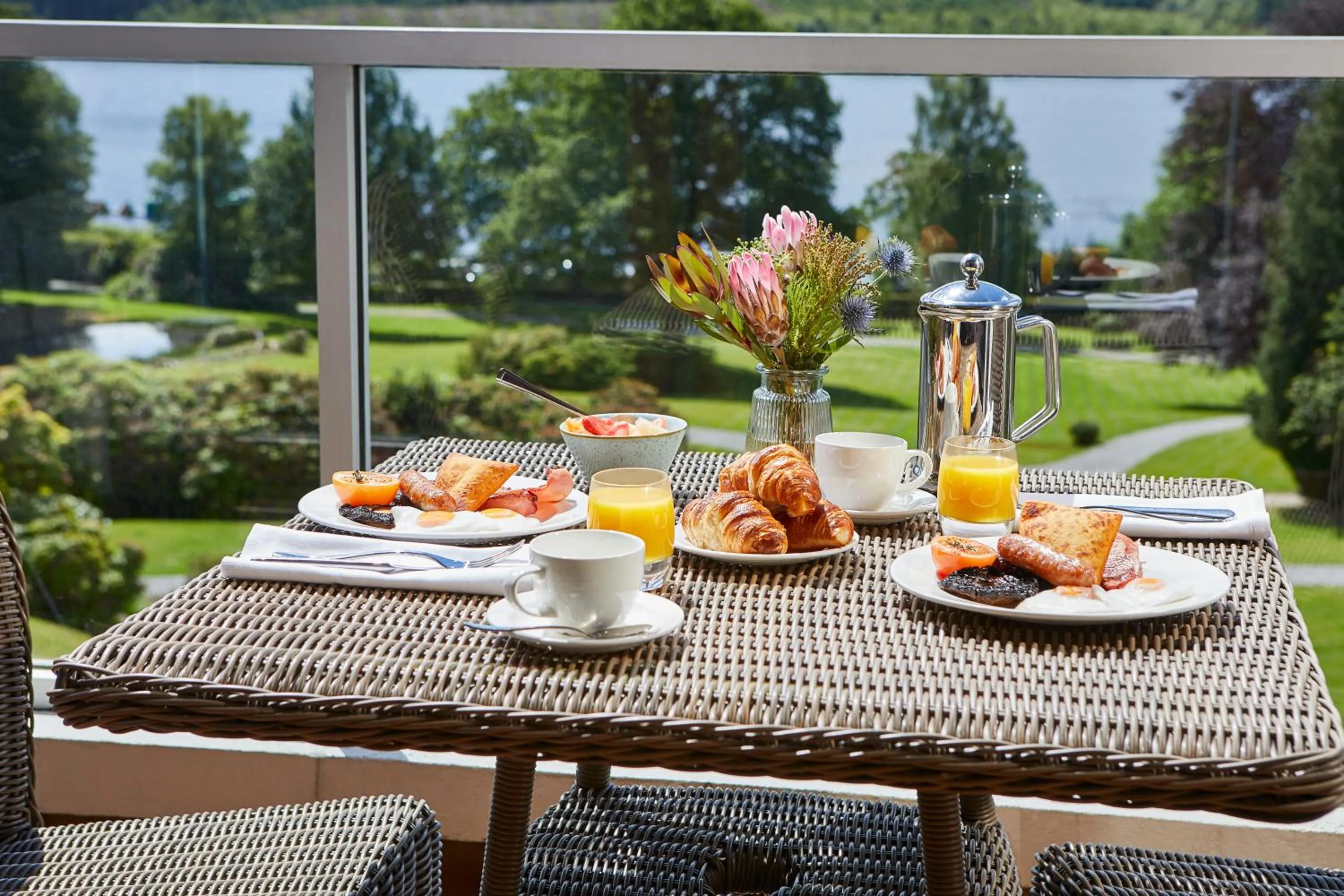 Garden view in Macdonald Forest Hills Hotel & Spa
