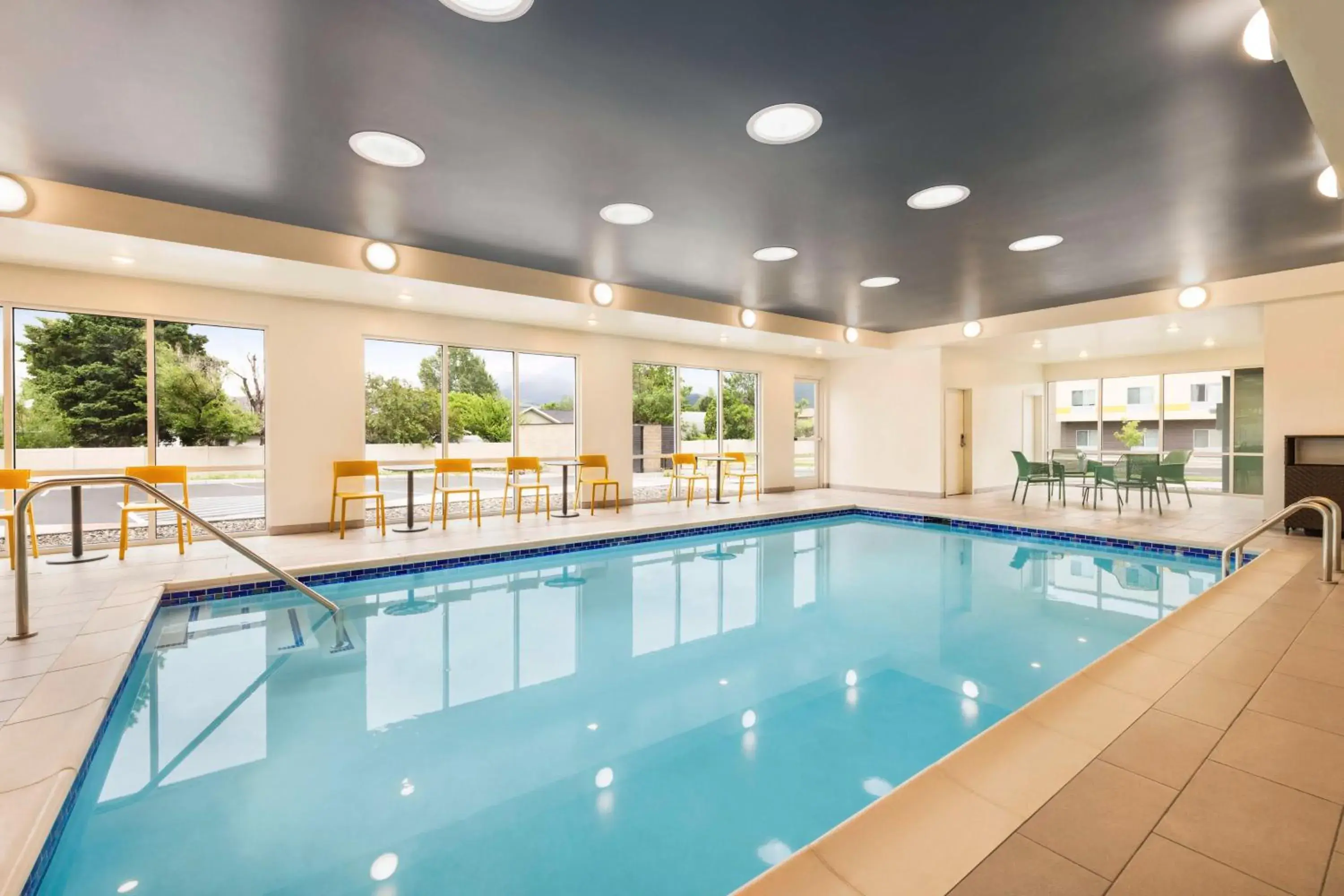 Pool view in Home2 Suites Livingston Yellowstone Pool view in Home2 Suites Livingston Yellowstone