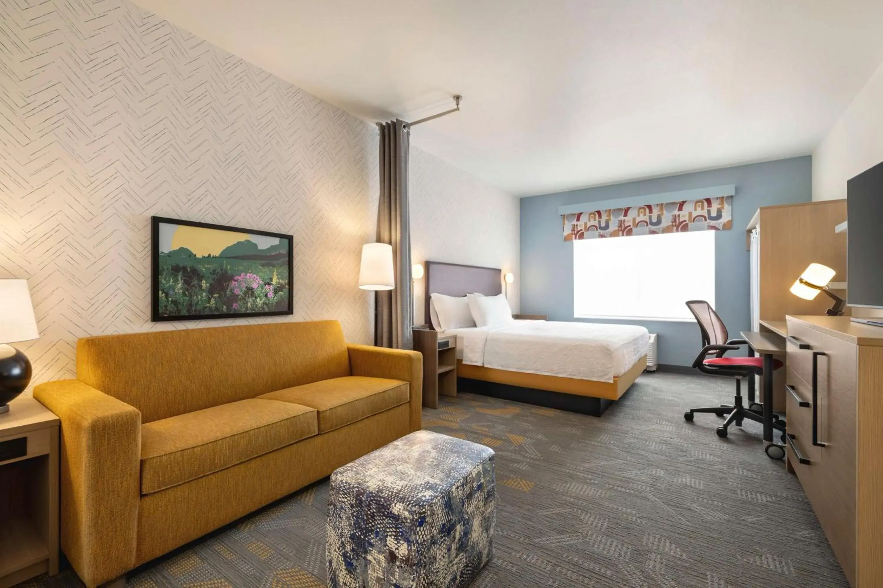 Bed in Home2 Suites Livingston Yellowstone Bed in Home2 Suites Livingston Yellowstone