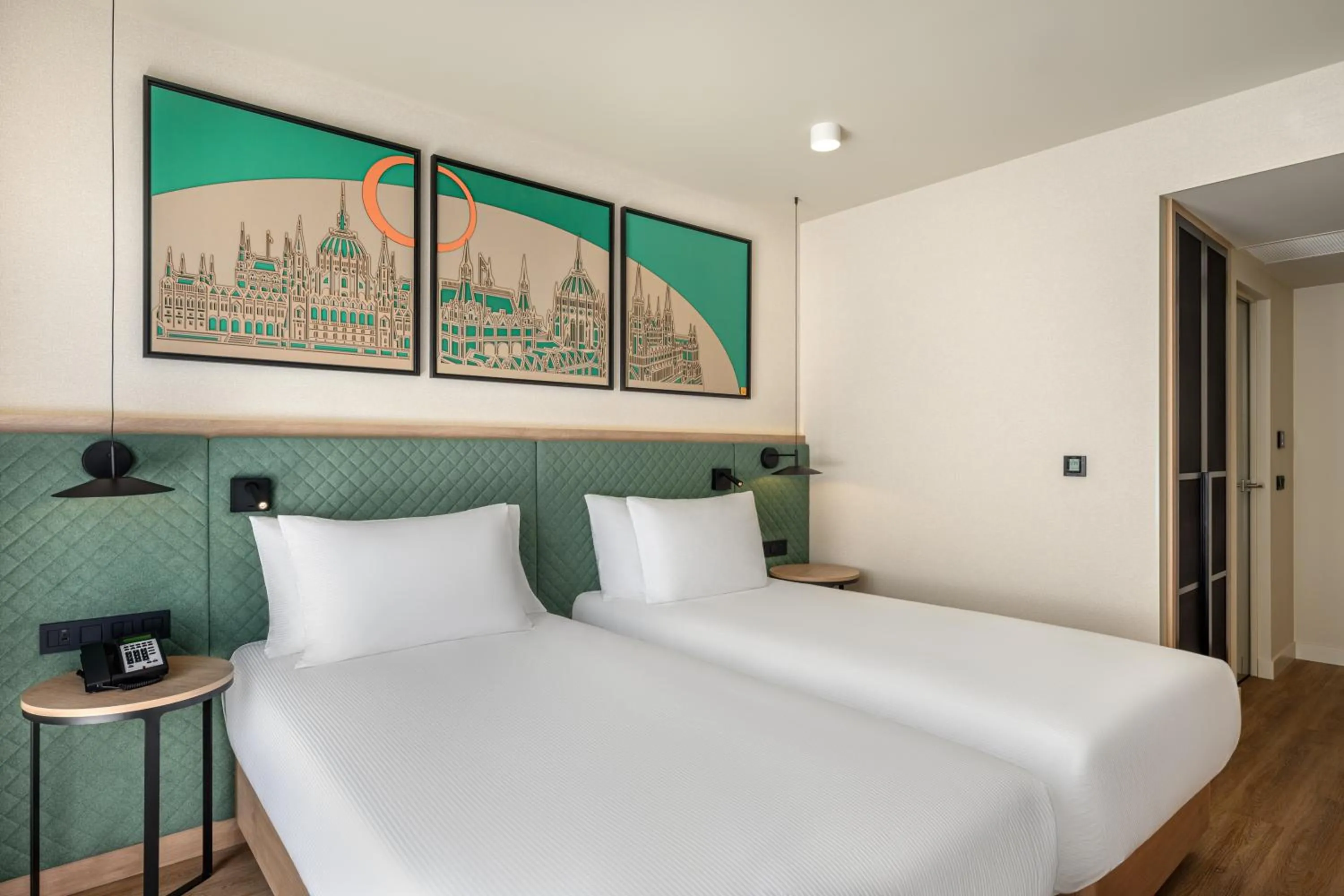 Bedroom, Bed in Hilton Garden Inn Debrecen City Center