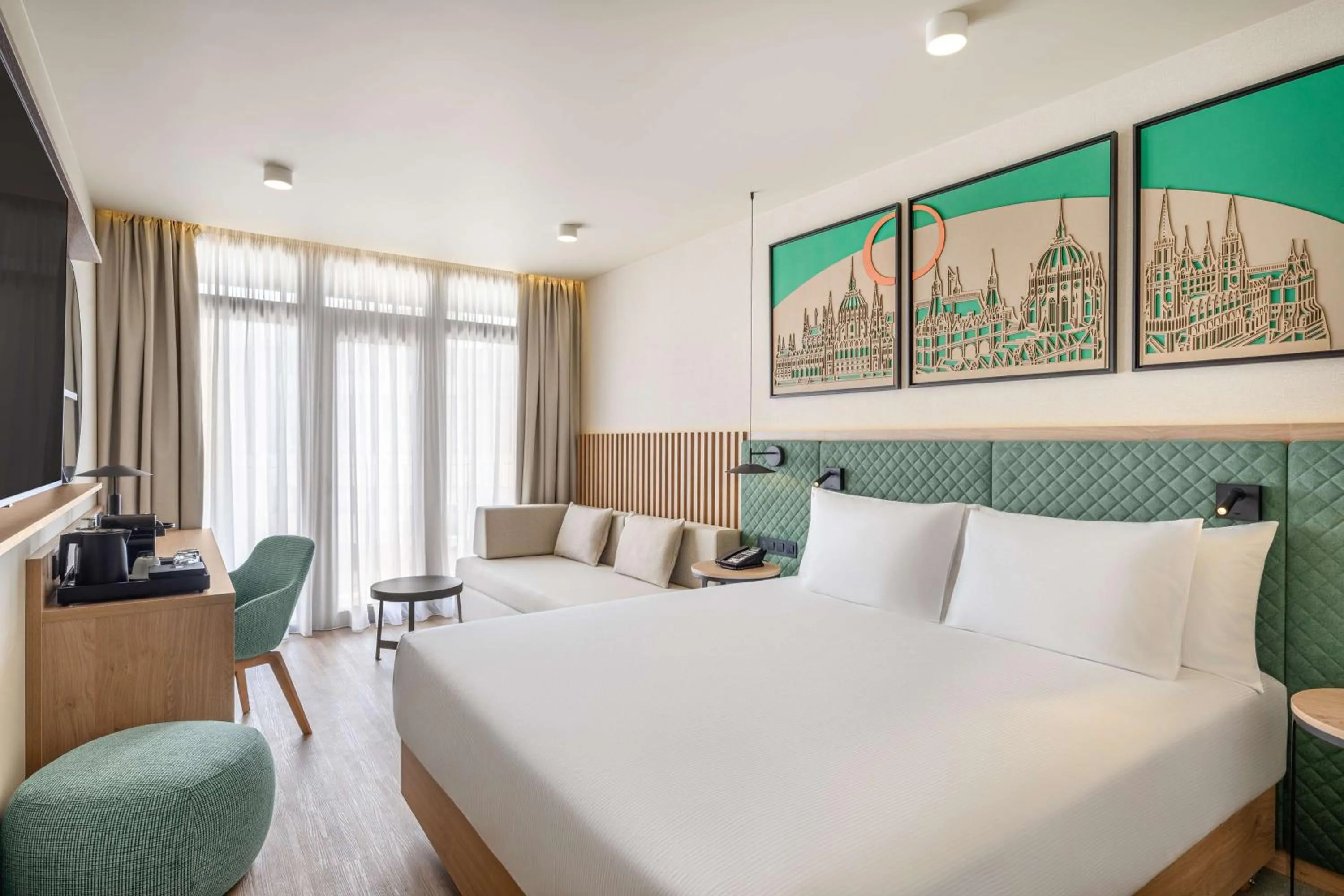 Bed in Hilton Garden Inn Debrecen City Center