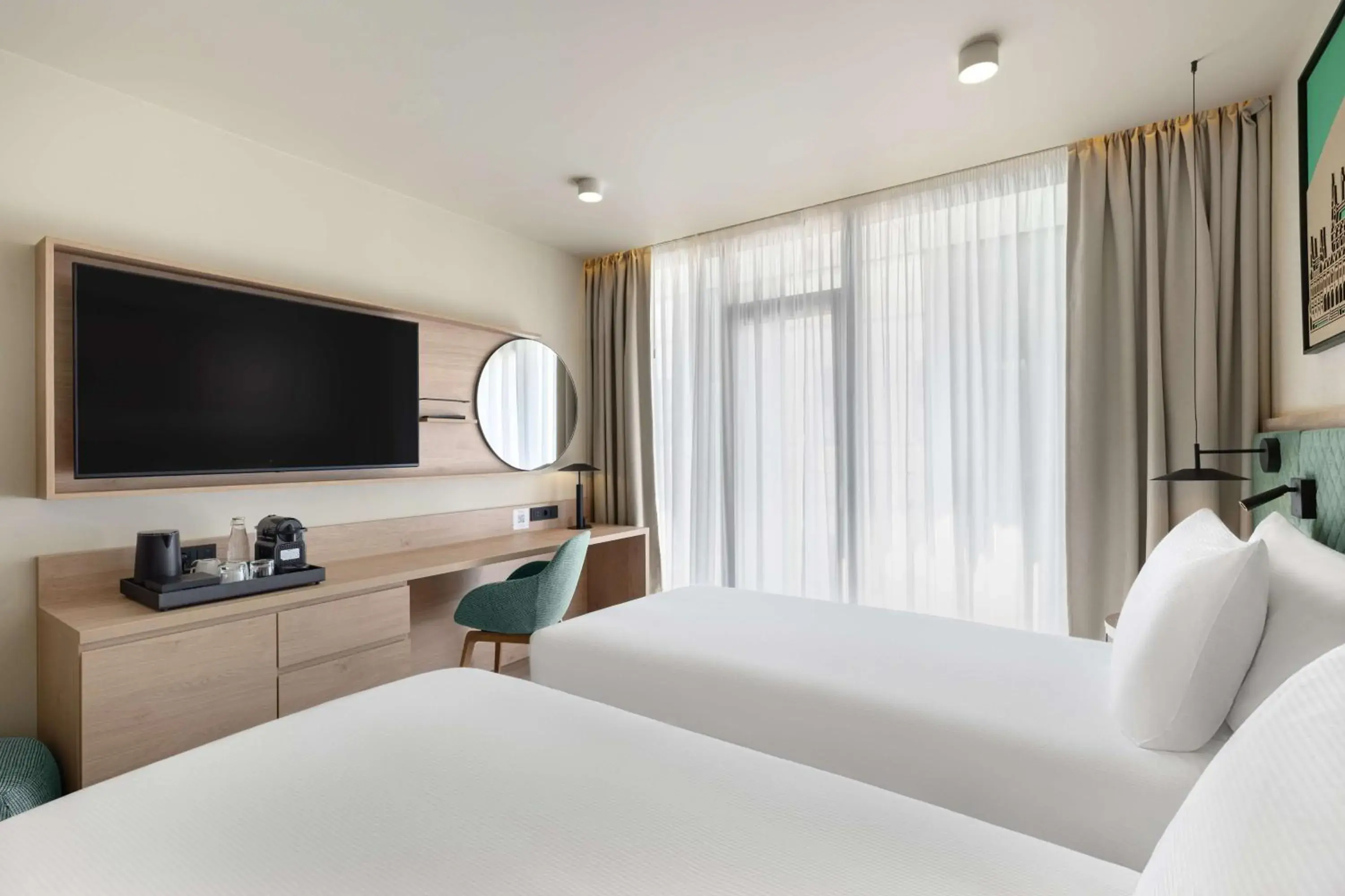 Bed in Hilton Garden Inn Debrecen City Center Bed in Hilton Garden Inn Debrecen City Center