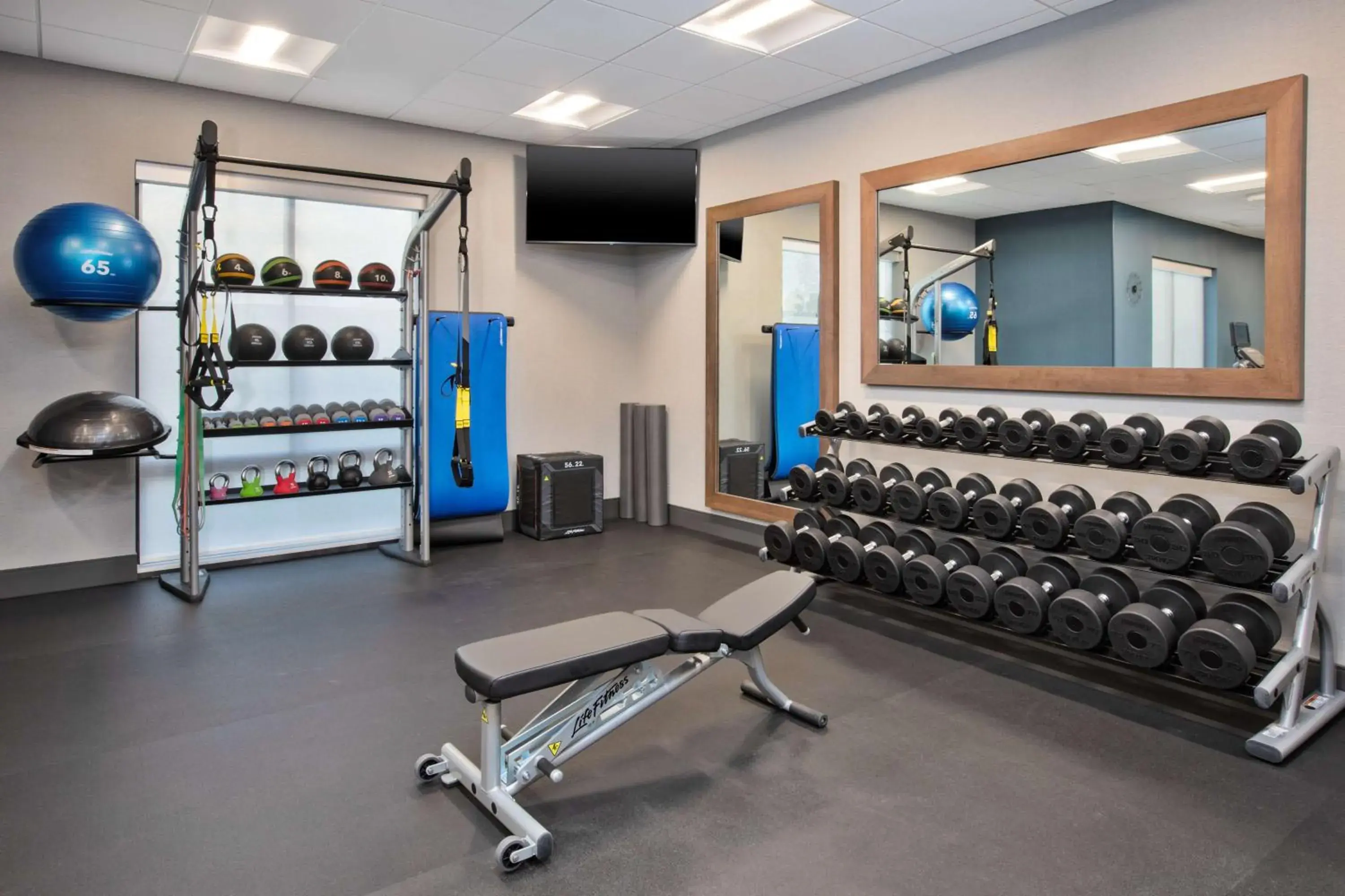 Fitness centre/facilities in Hampton Inn & Suites By Hilton Indianapolis South Greenwood Fitness centre/facilities in Hampton Inn & Suites By Hilton Indianapolis South Greenwood