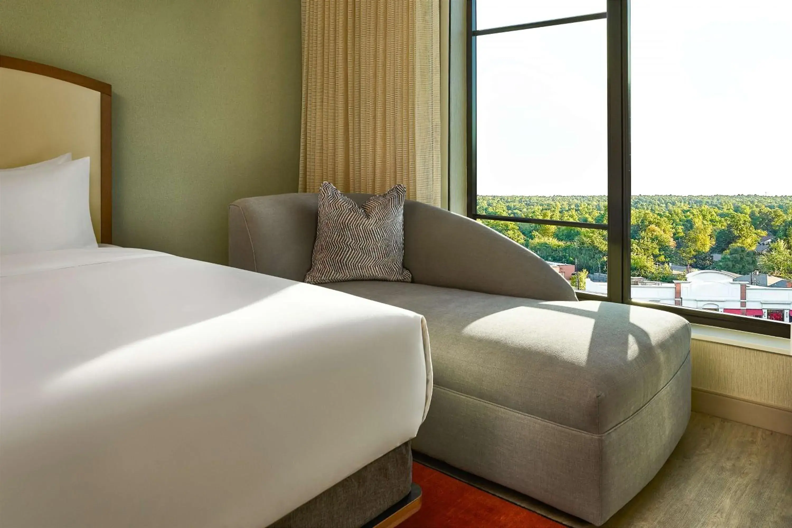 Living room, Bed in Lively Hotel On Oak Oklahoma City, Tapestry By Hilton Living room, Bed in Lively Hotel On Oak Oklahoma City, Tapestry By Hilton