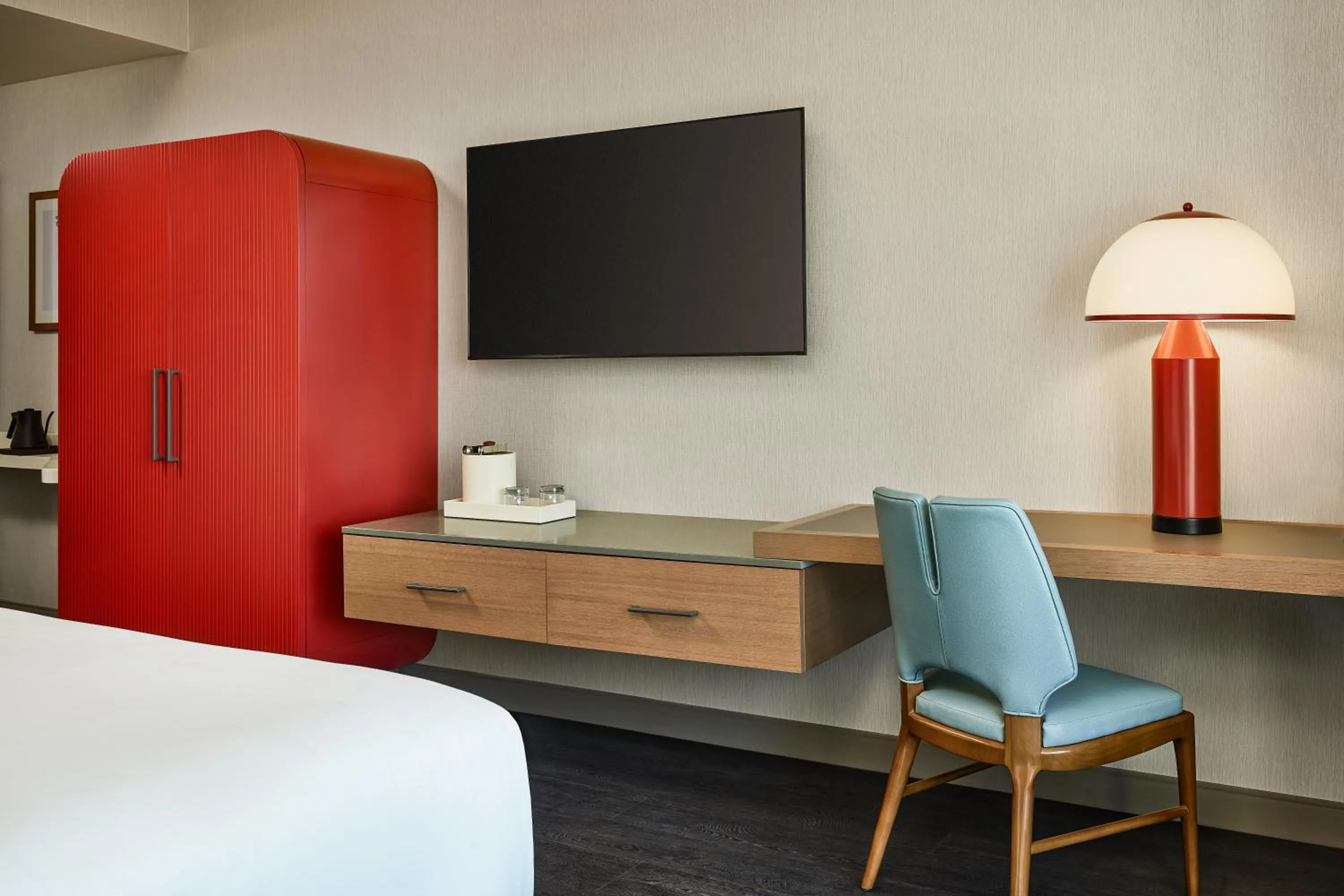 Bedroom, Bed in Lively Hotel On Oak Oklahoma City, Tapestry By Hilton