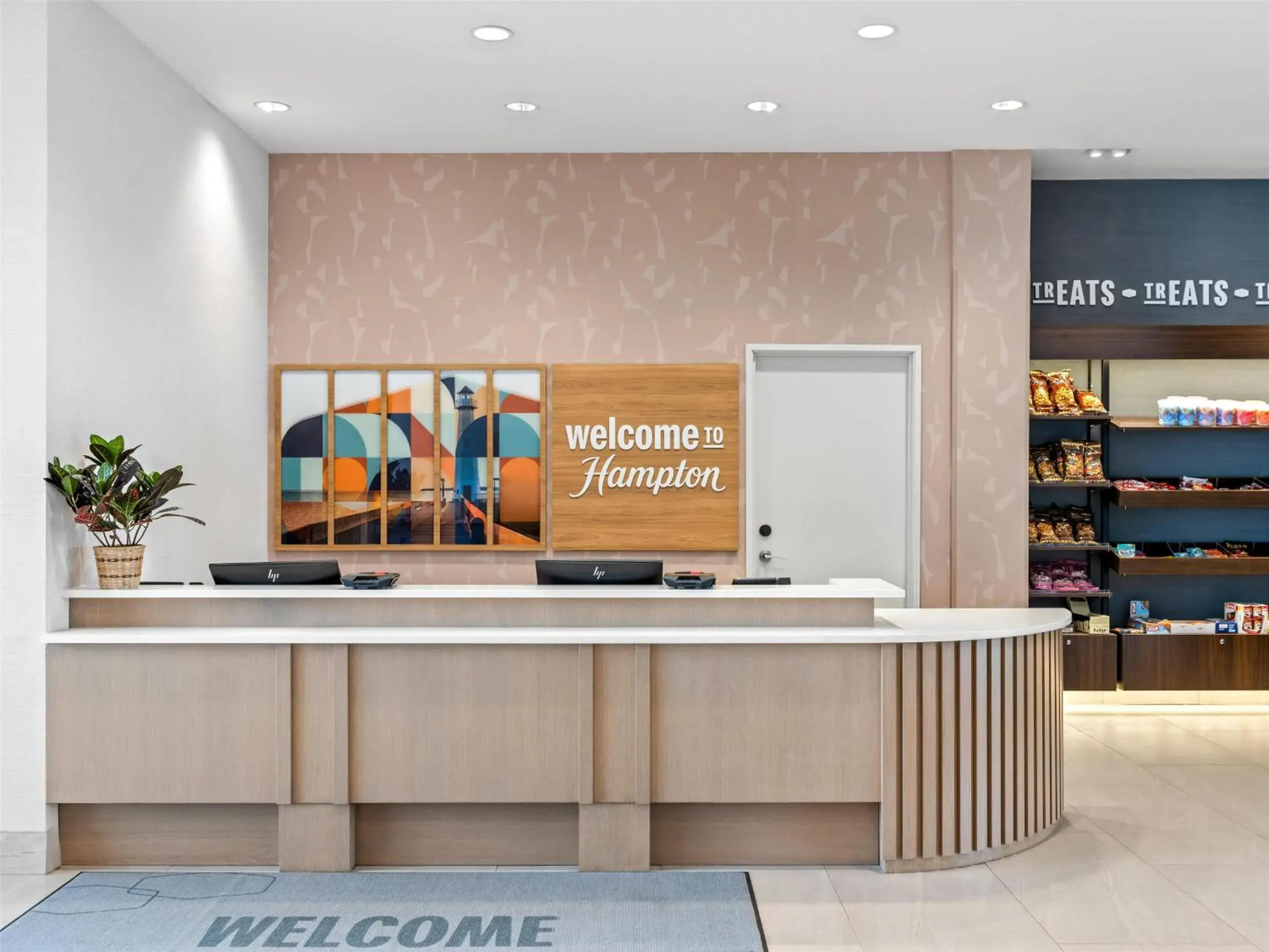 Lobby or reception in Hampton Inn St Ignace Lakefront Mackinac Lobby or reception in Hampton Inn St Ignace Lakefront Mackinac