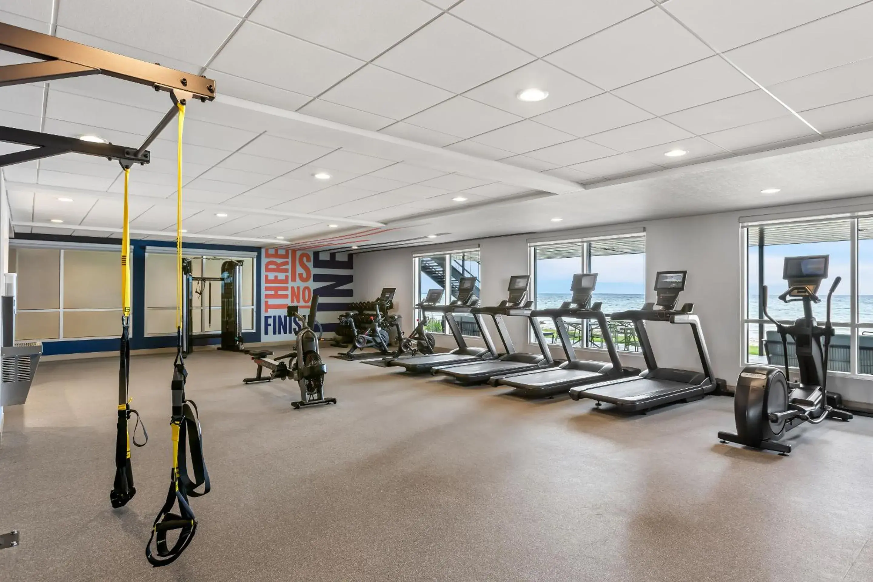 Fitness centre/facilities in Hampton Inn St Ignace Lakefront Mackinac Fitness centre/facilities in Hampton Inn St Ignace Lakefront Mackinac