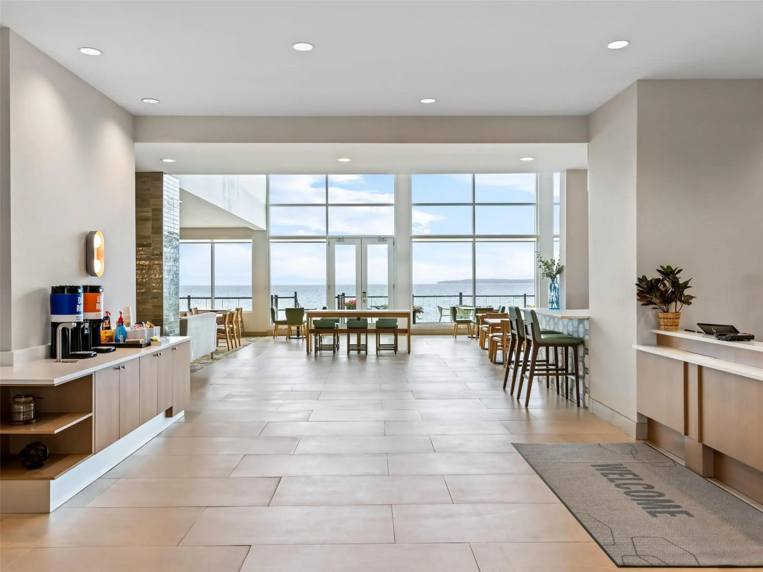 Lobby or reception in Hampton Inn St Ignace Lakefront Mackinac Lobby or reception in Hampton Inn St Ignace Lakefront Mackinac