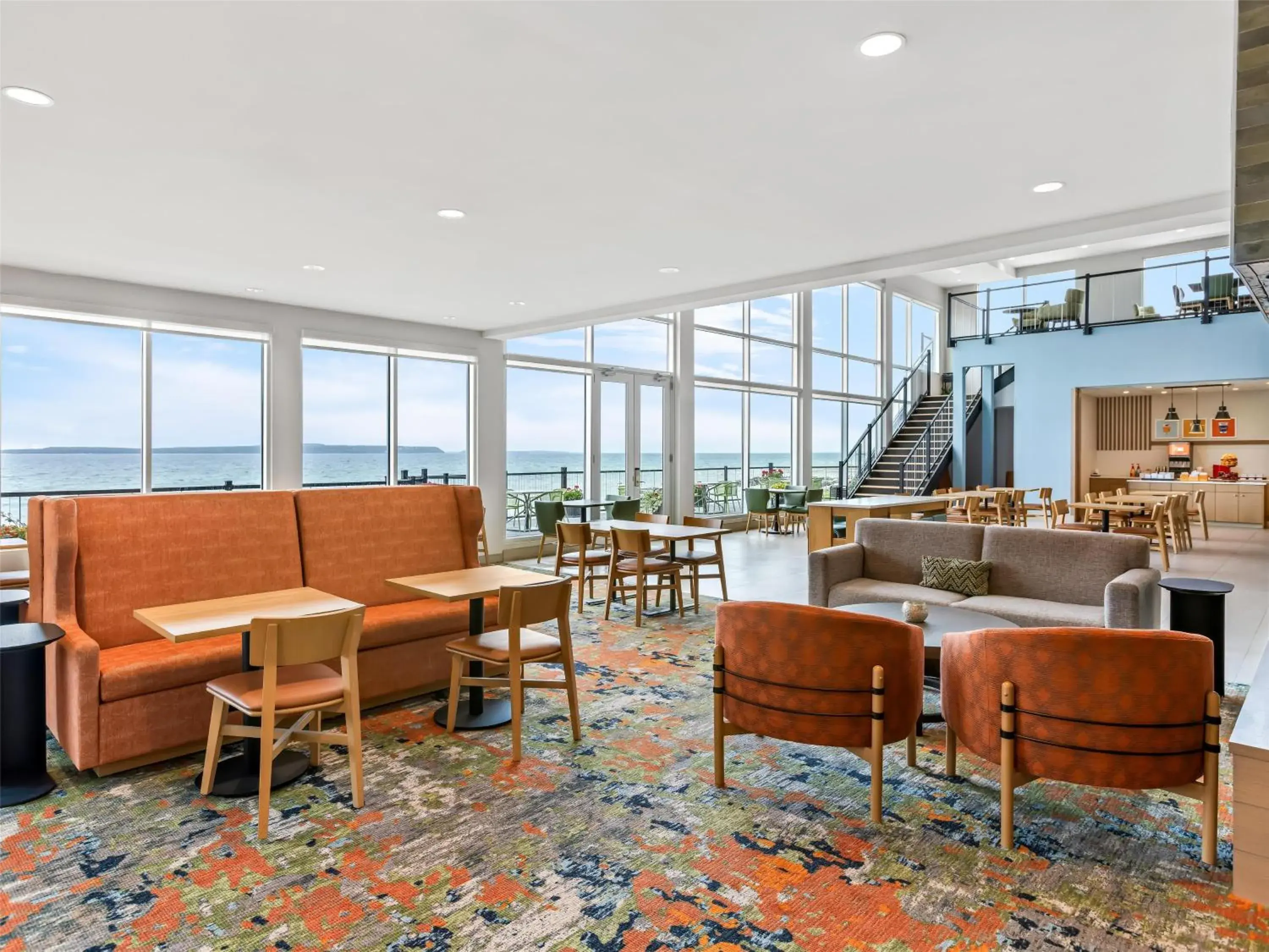 Lobby or reception in Hampton Inn St Ignace Lakefront Mackinac Lobby or reception in Hampton Inn St Ignace Lakefront Mackinac