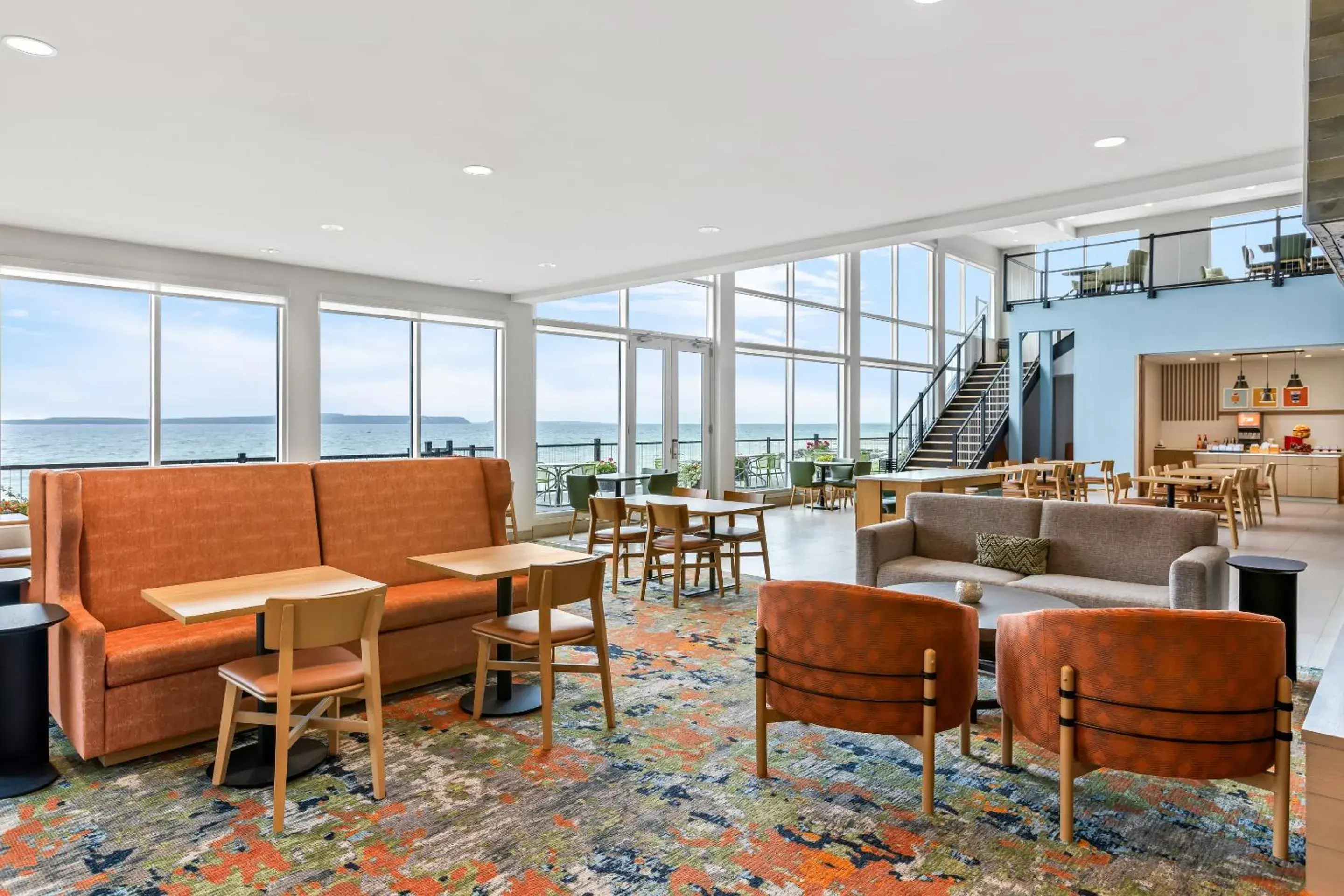 Breakfast in Hampton Inn St Ignace Lakefront Mackinac Breakfast in Hampton Inn St Ignace Lakefront Mackinac