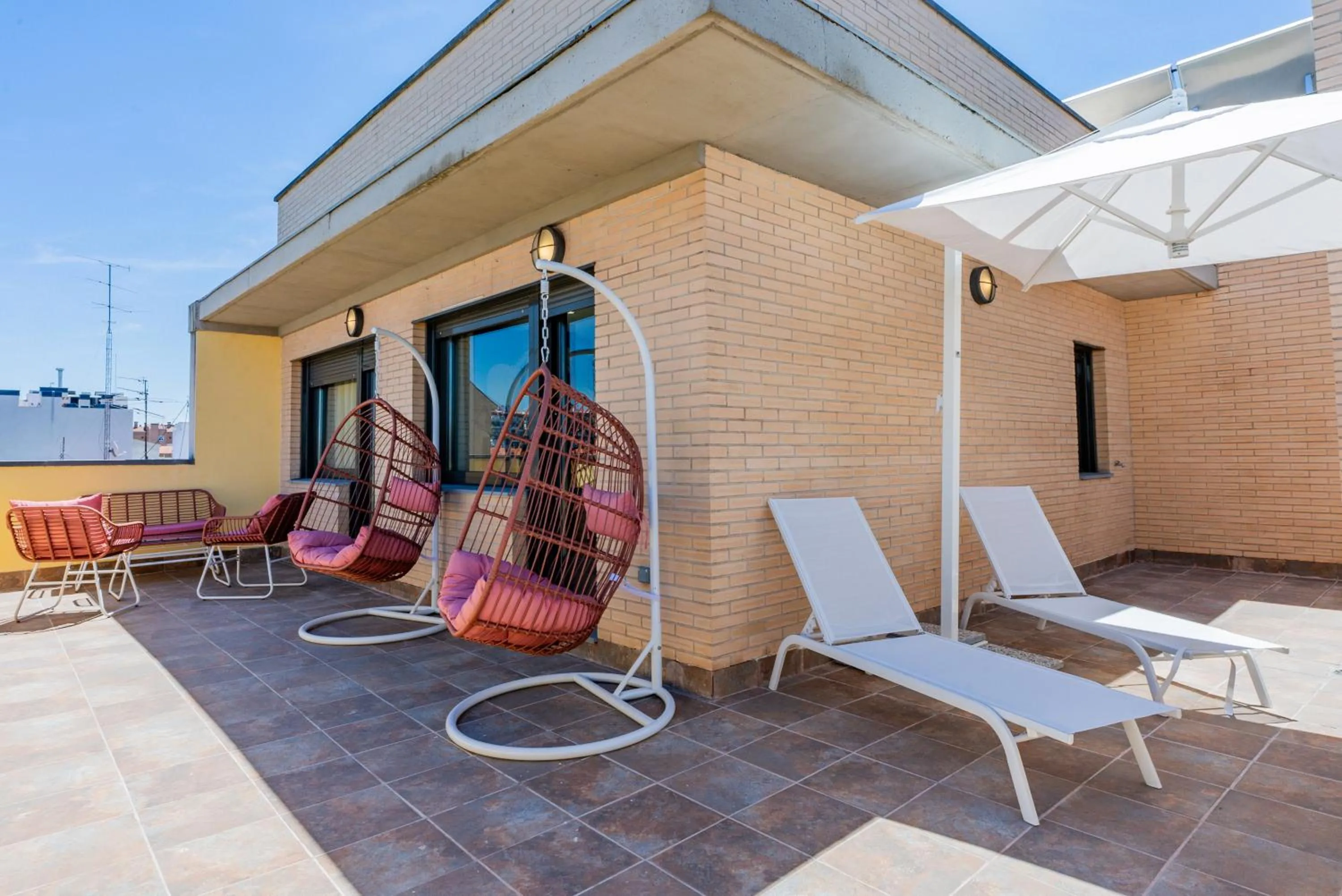 Balcony/Terrace in Smartr Madrid Las Ventas