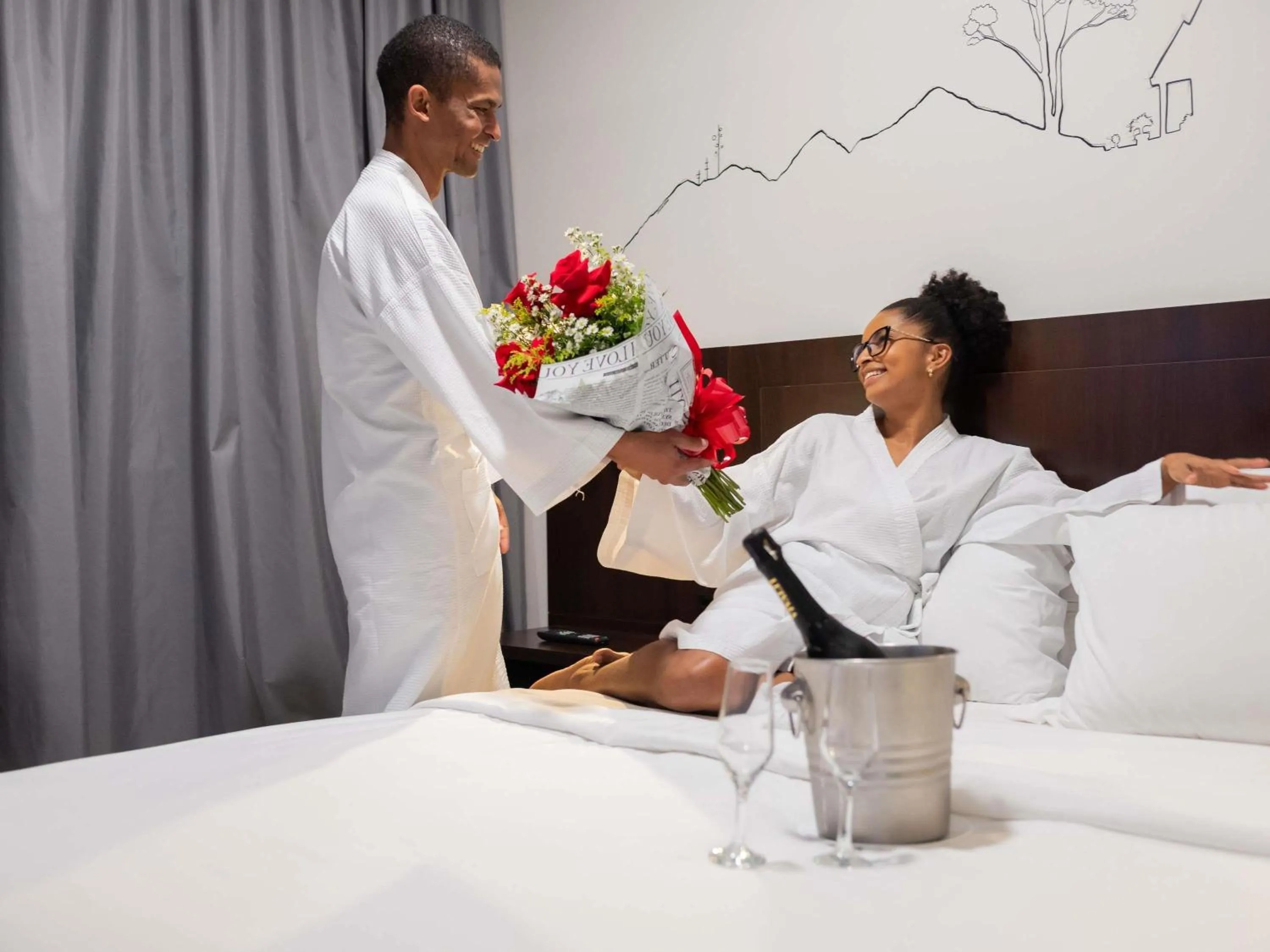 wedding, Bed in Mercure Jaragua do Sul