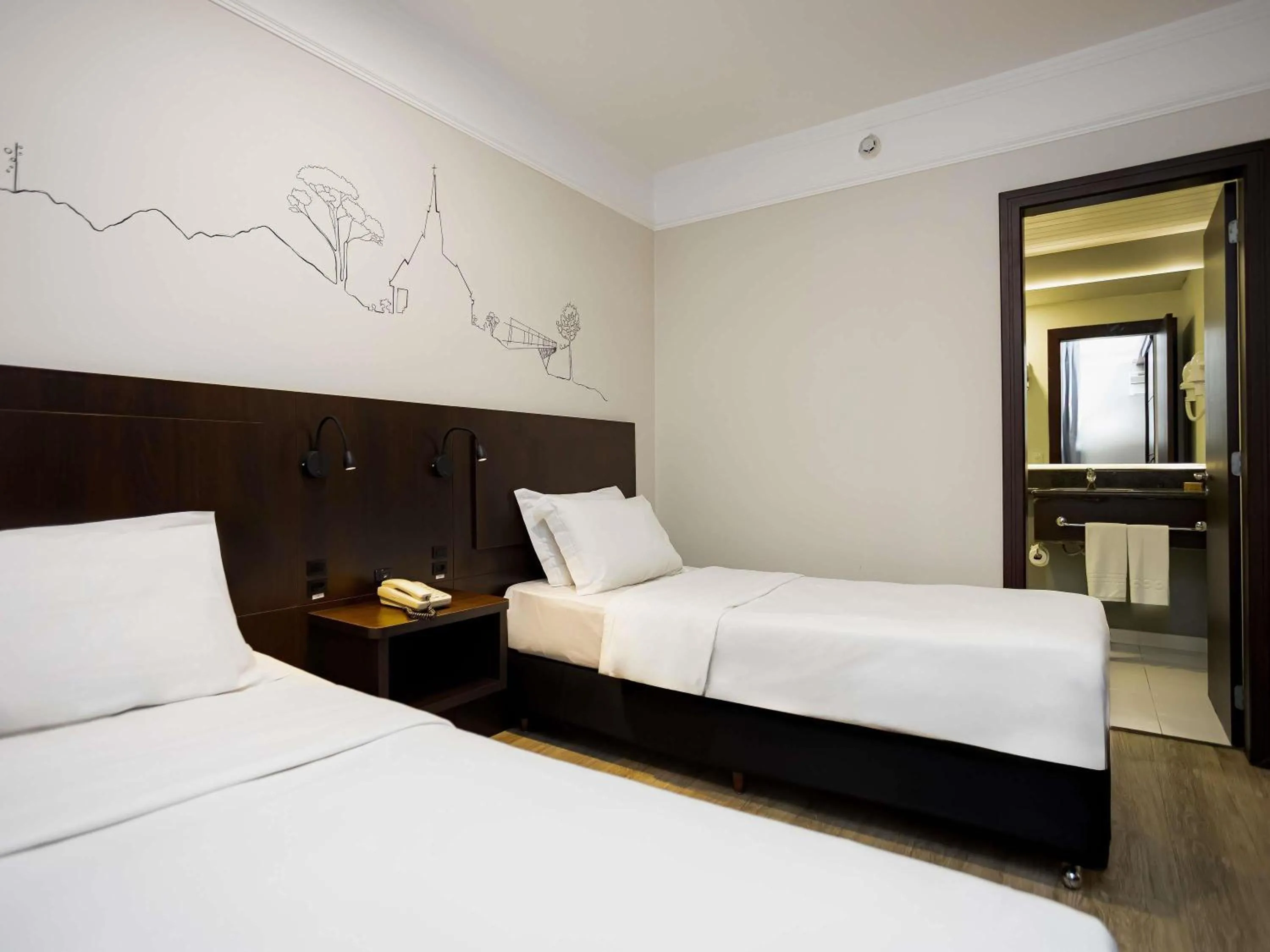 Bedroom, Bed in Mercure Jaragua do Sul