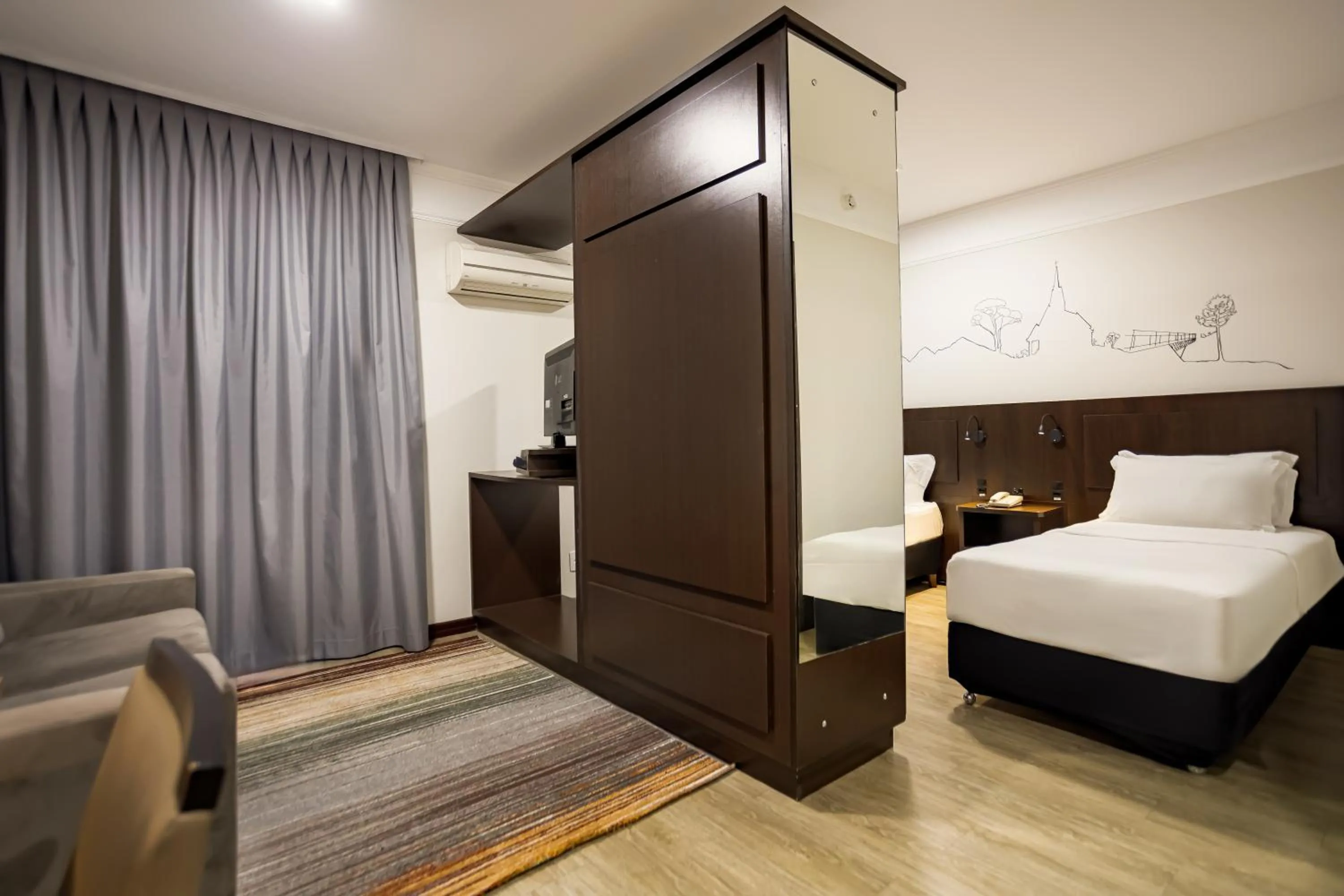 Bed in Mercure Jaragua do Sul