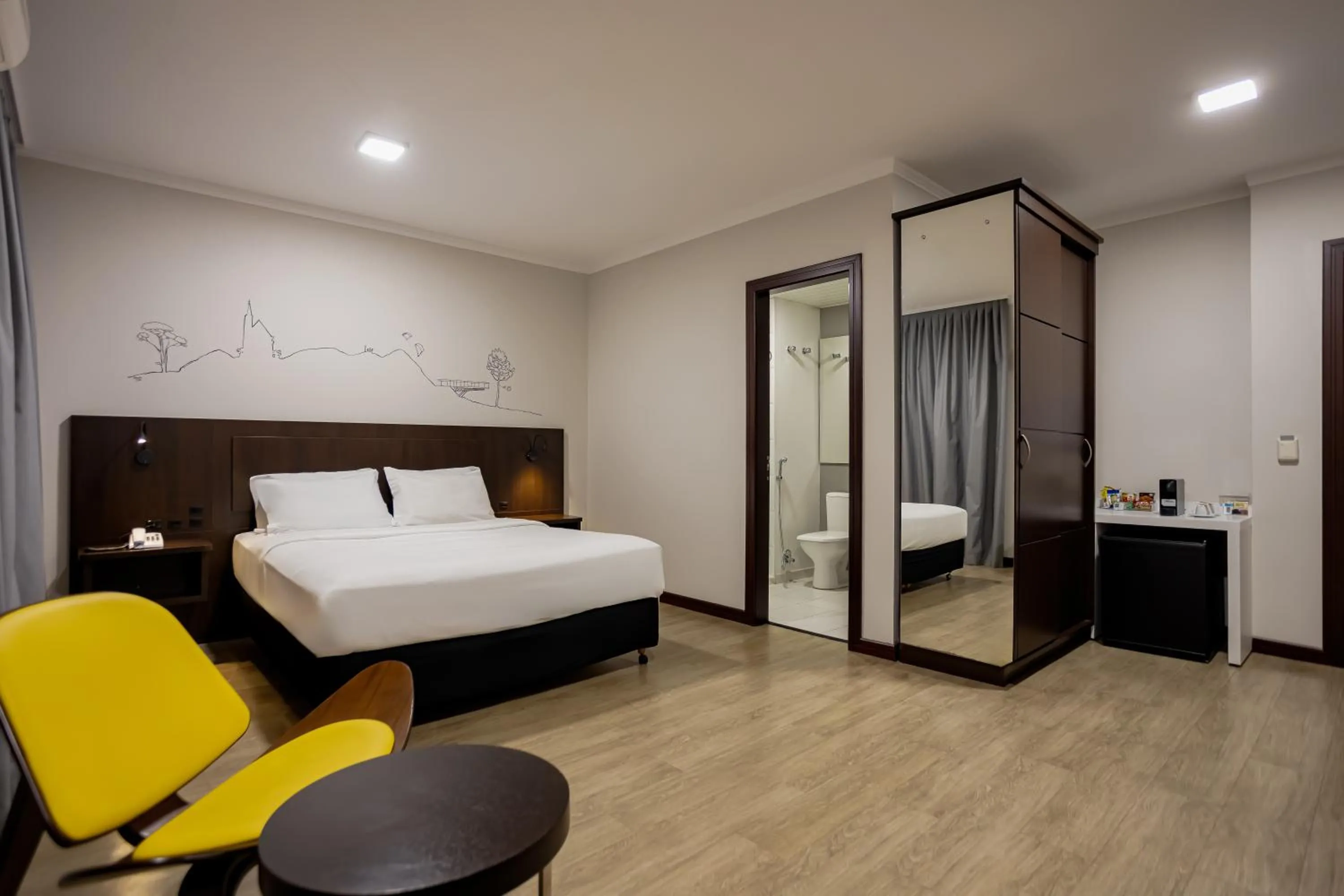 Bed in Mercure Jaragua do Sul