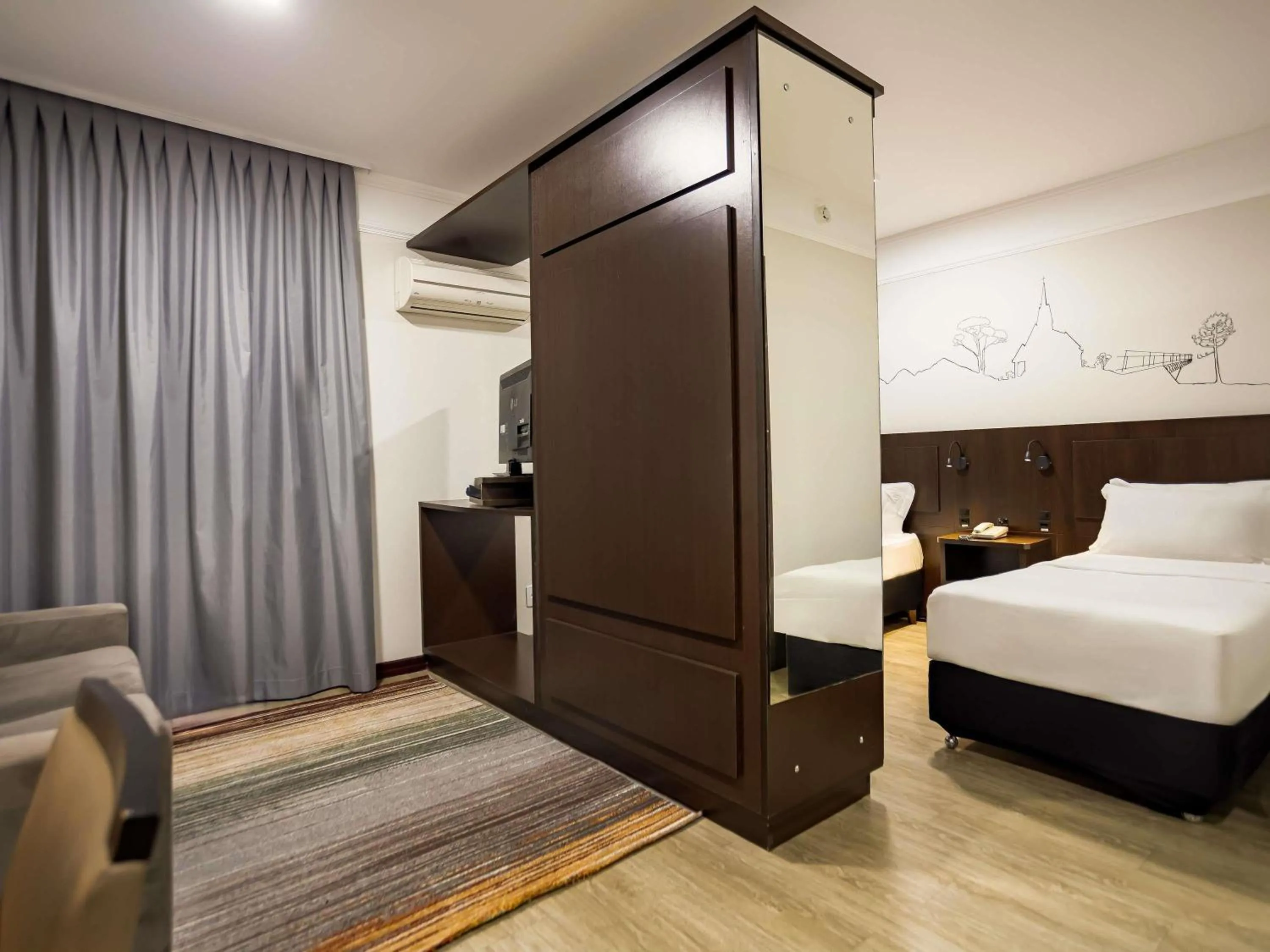 Bedroom, Bed in Mercure Jaragua do Sul