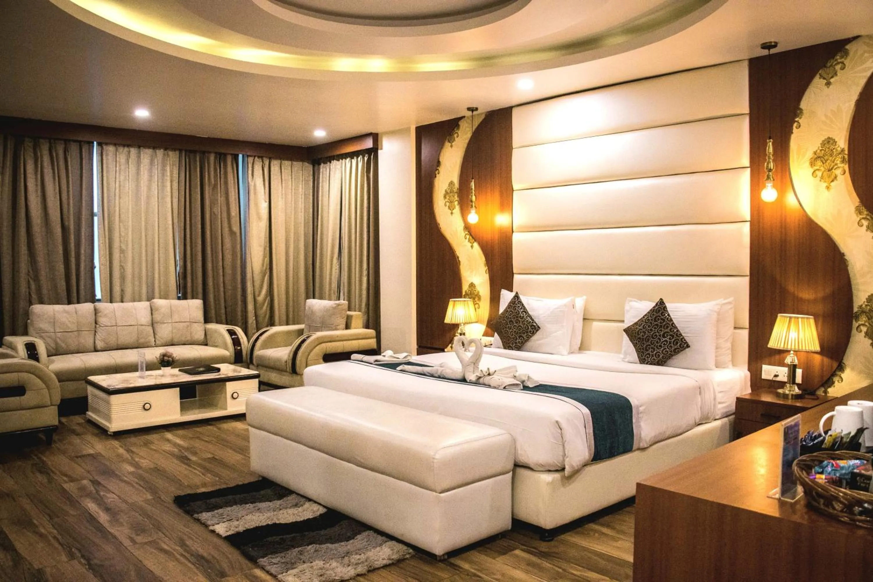 Bed in Hotel Sidh Vedantha