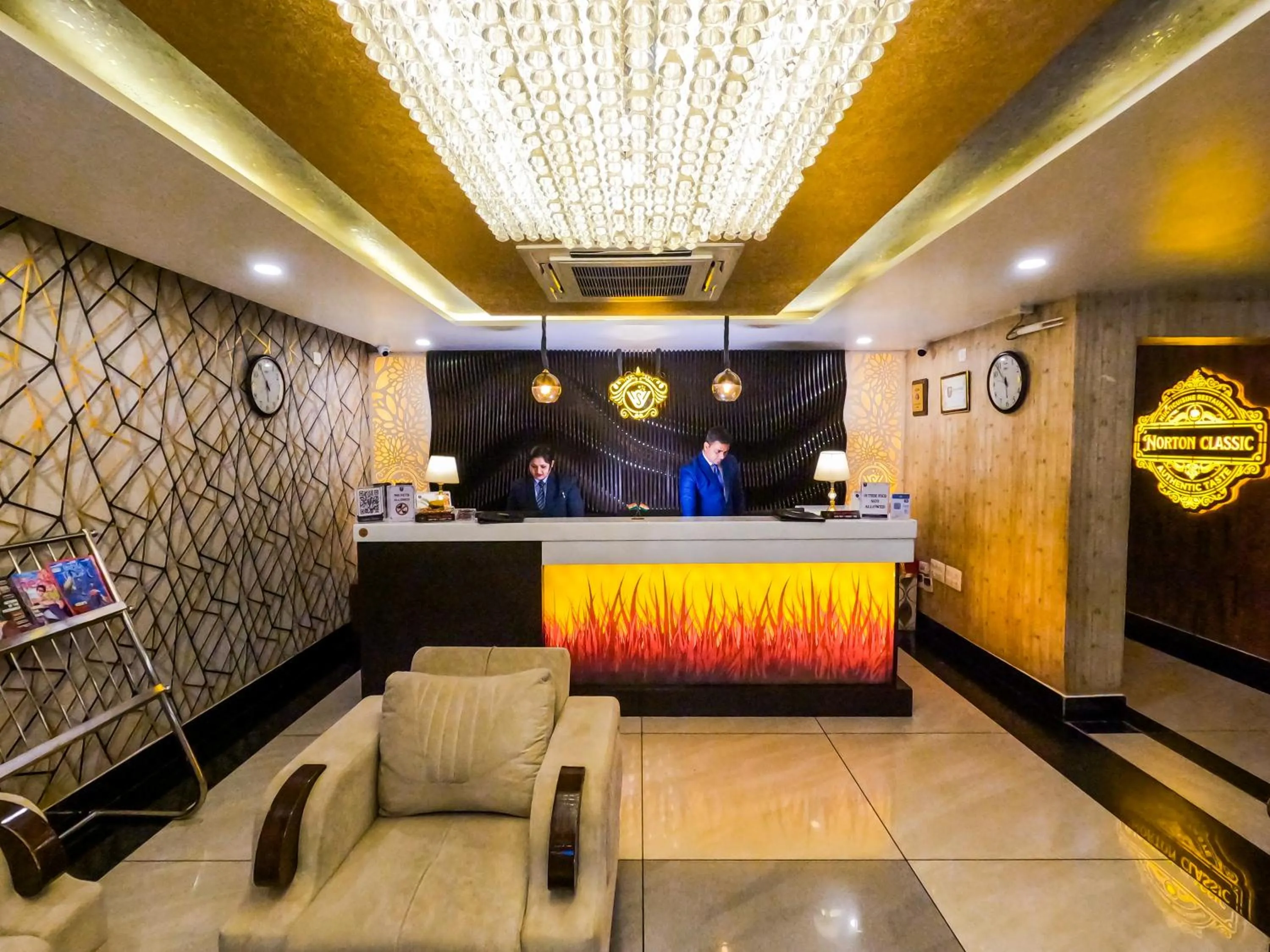 Lobby or reception in Hotel Sidh Vedantha
