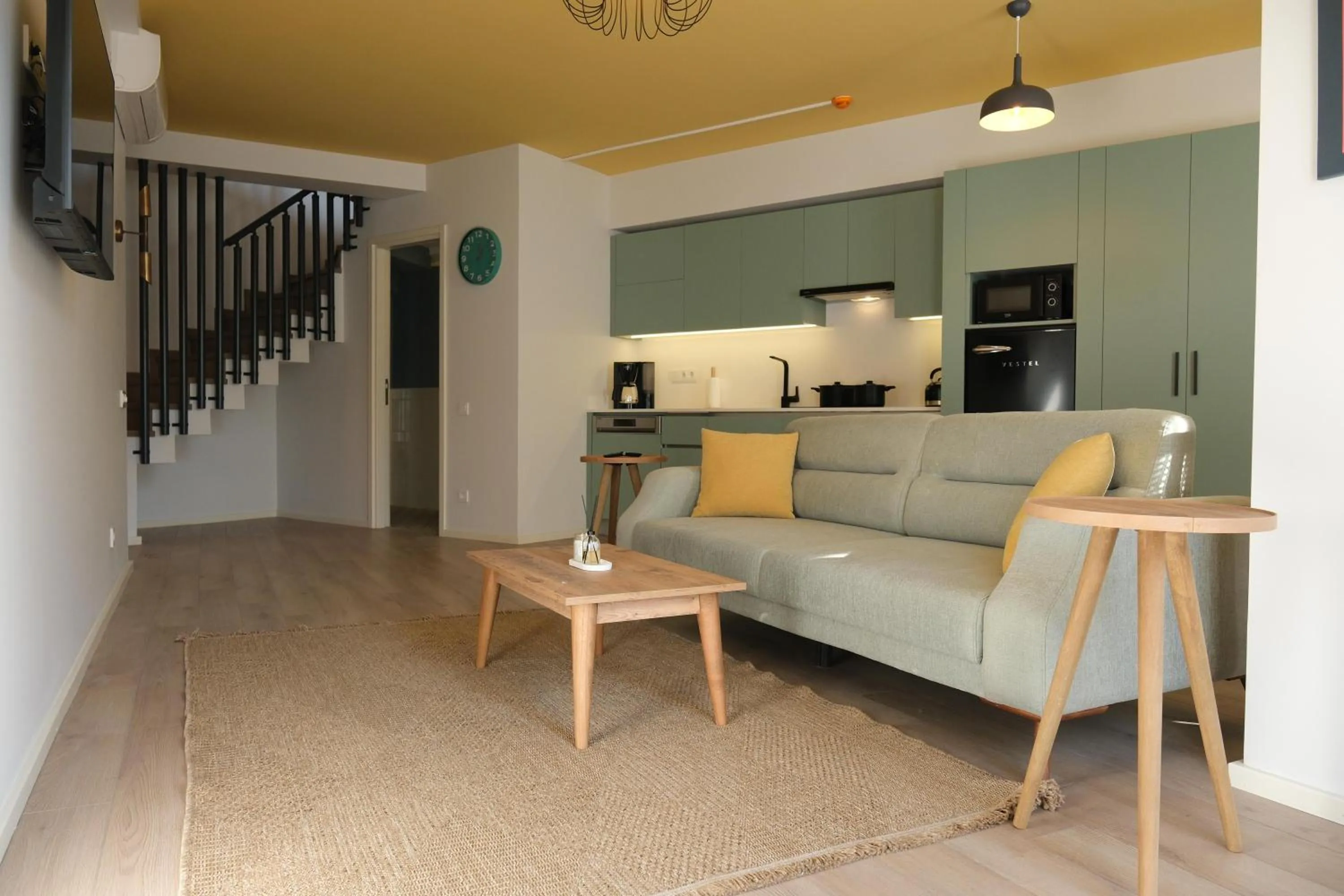 Seating area in Bird Nest Suites