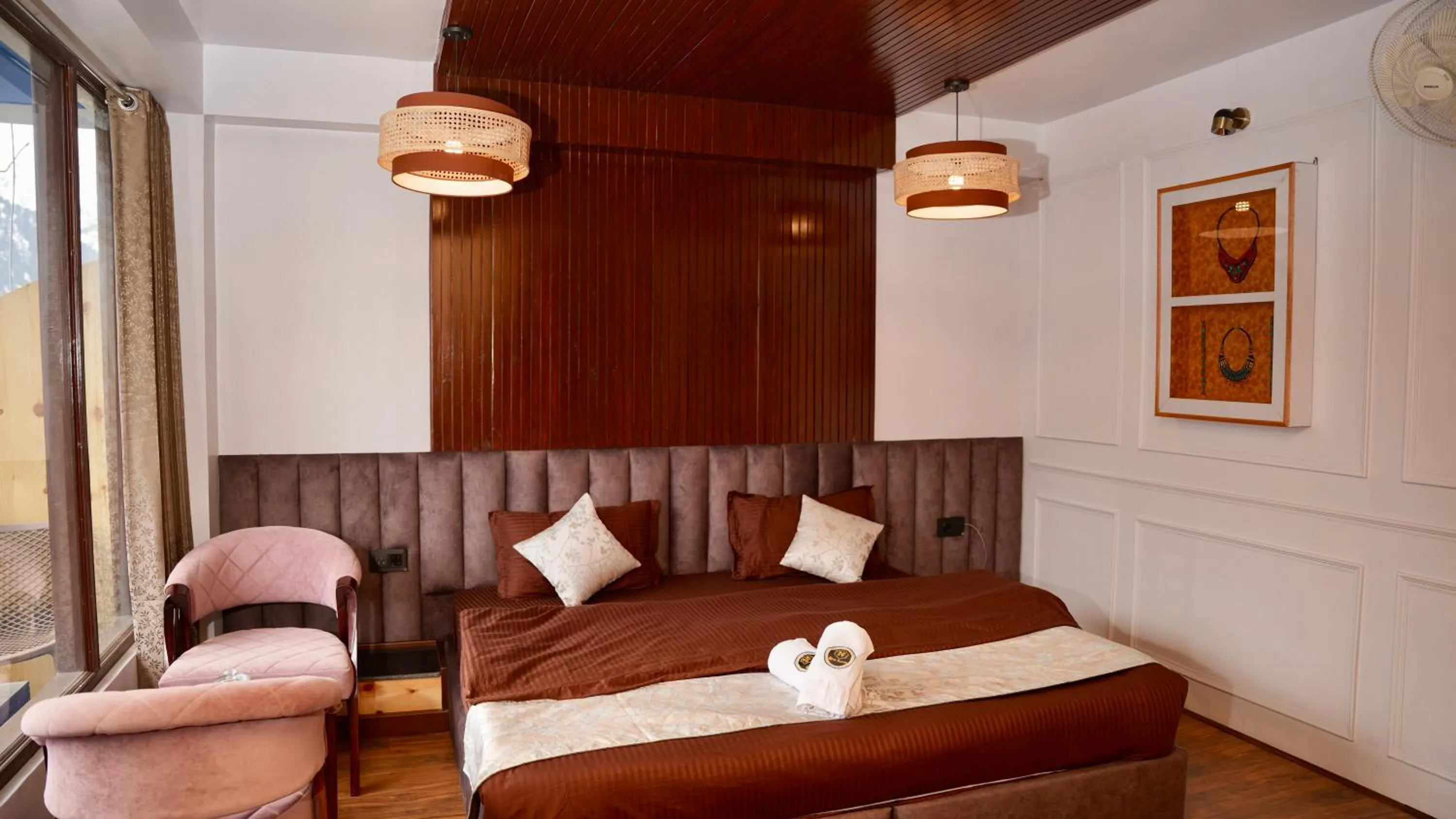 Bed in HOTEL NIRVANA