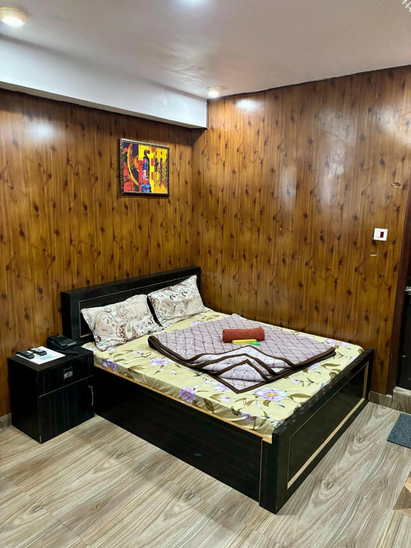 Bed in HOTEL NIRVANA