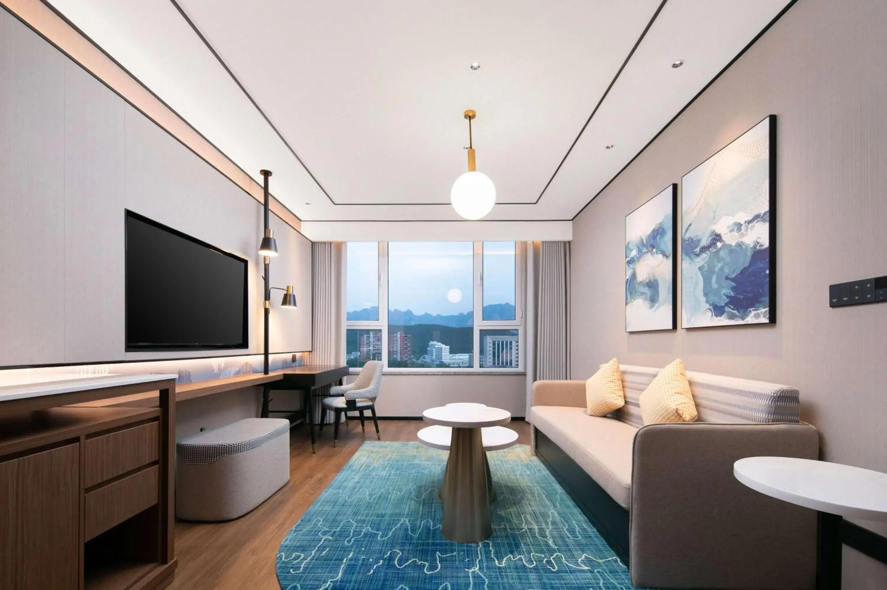 One-Bedroom King Suite in Hilton Garden Inn Handan She County One-Bedroom King Suite in Hilton Garden Inn Handan She County