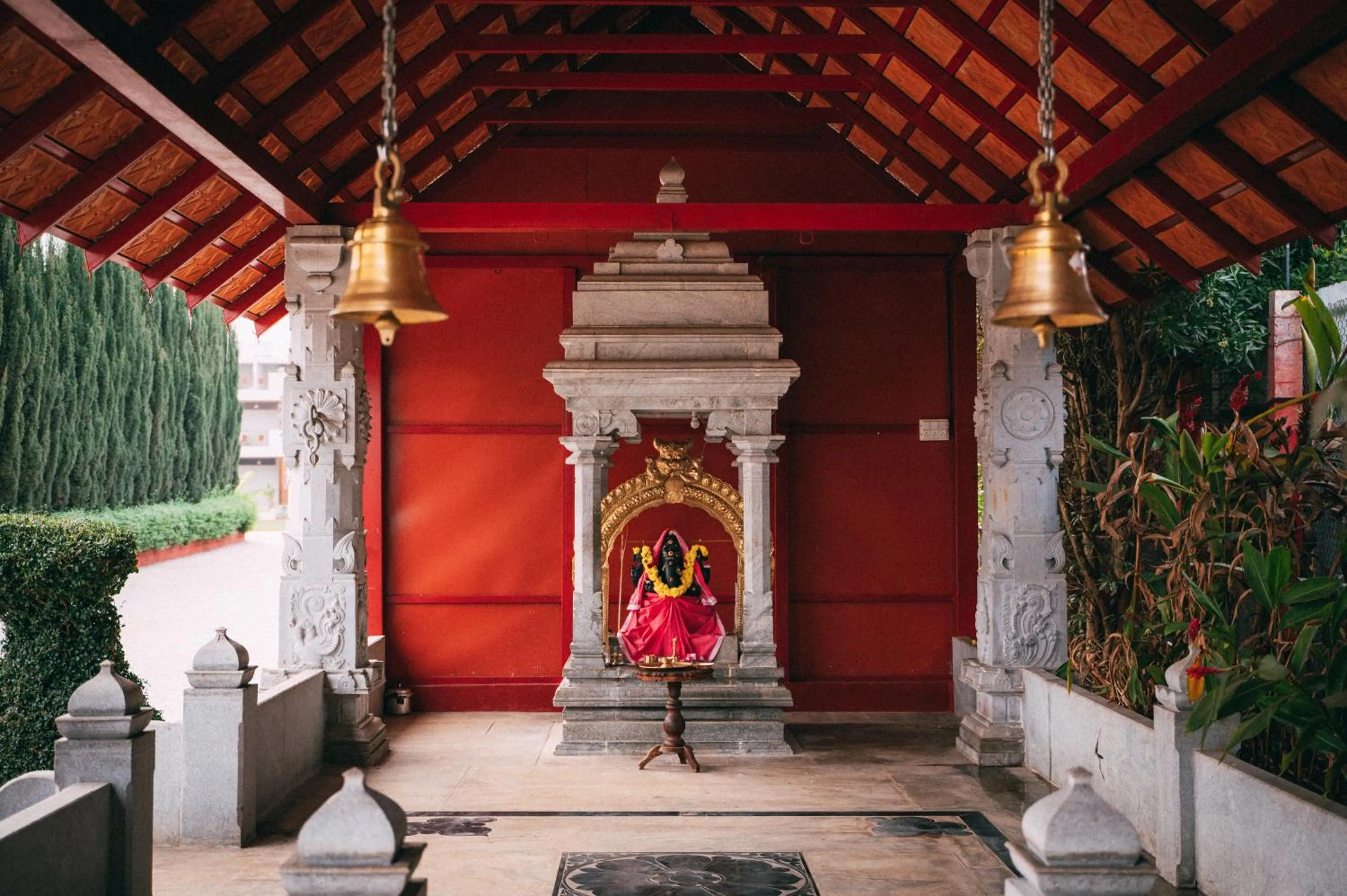 Lobby or reception in Poojaris Nirantara - Mysuru
