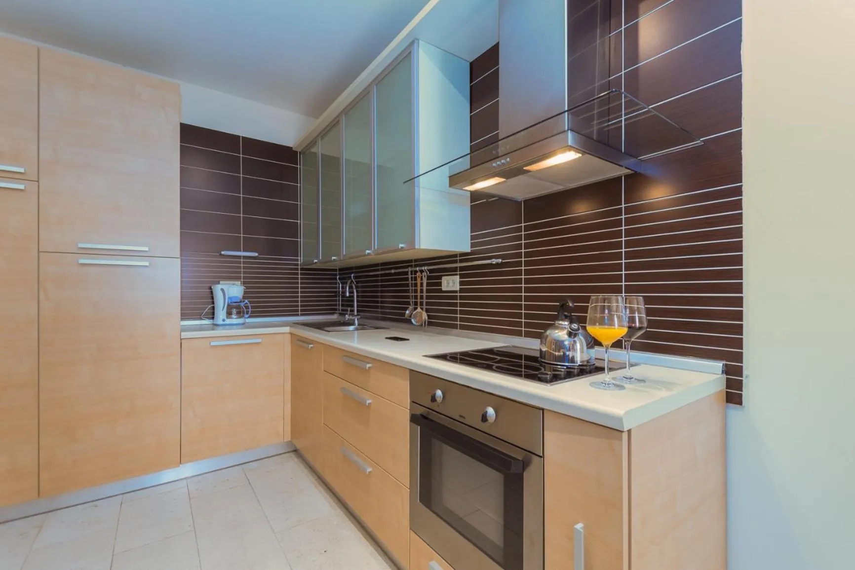 kitchen in Apartments Grand Novi Vinodolski Resort