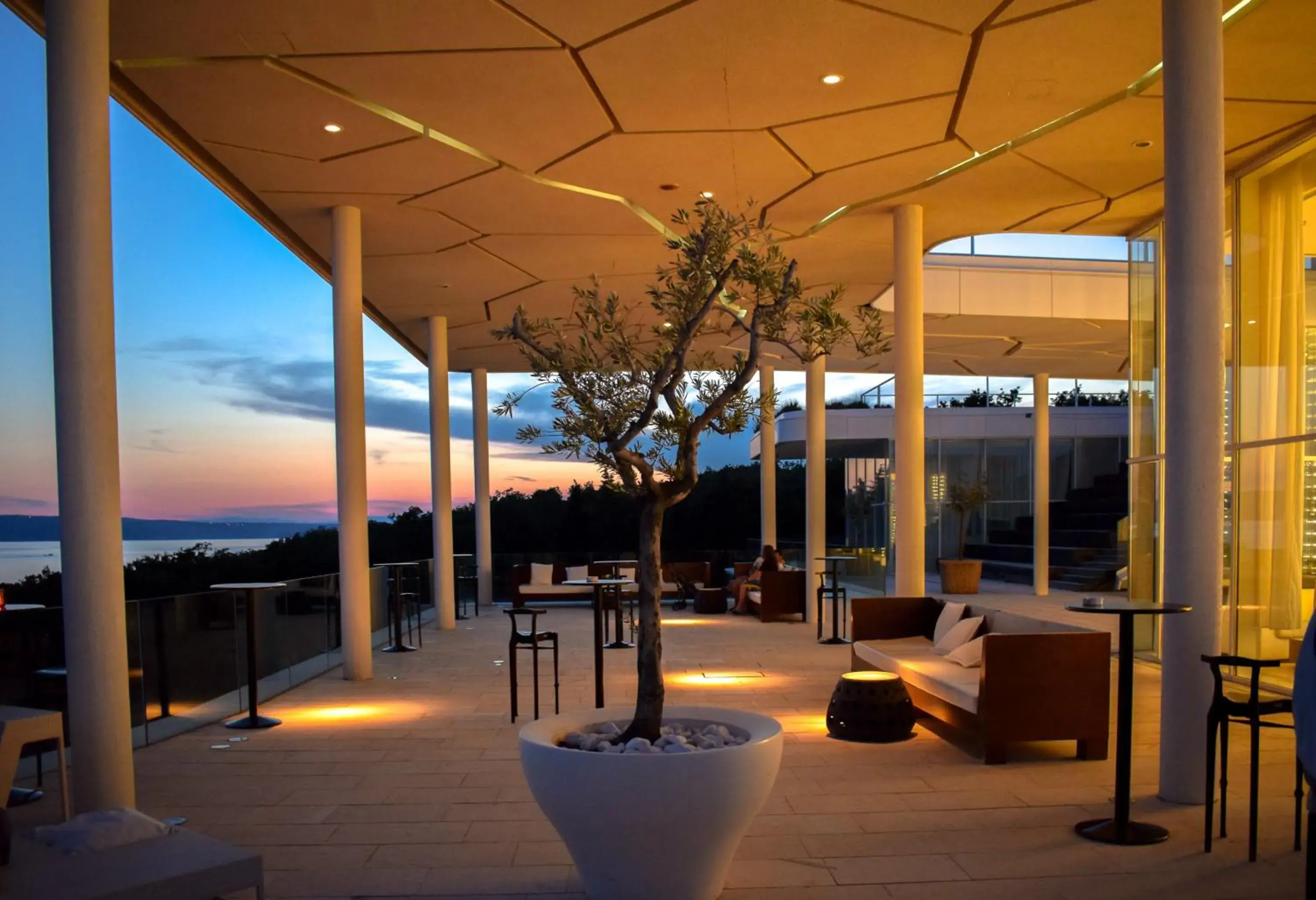 Lounge or bar in Apartments Grand Novi Vinodolski Resort Lounge or bar in Apartments Grand Novi Vinodolski Resort