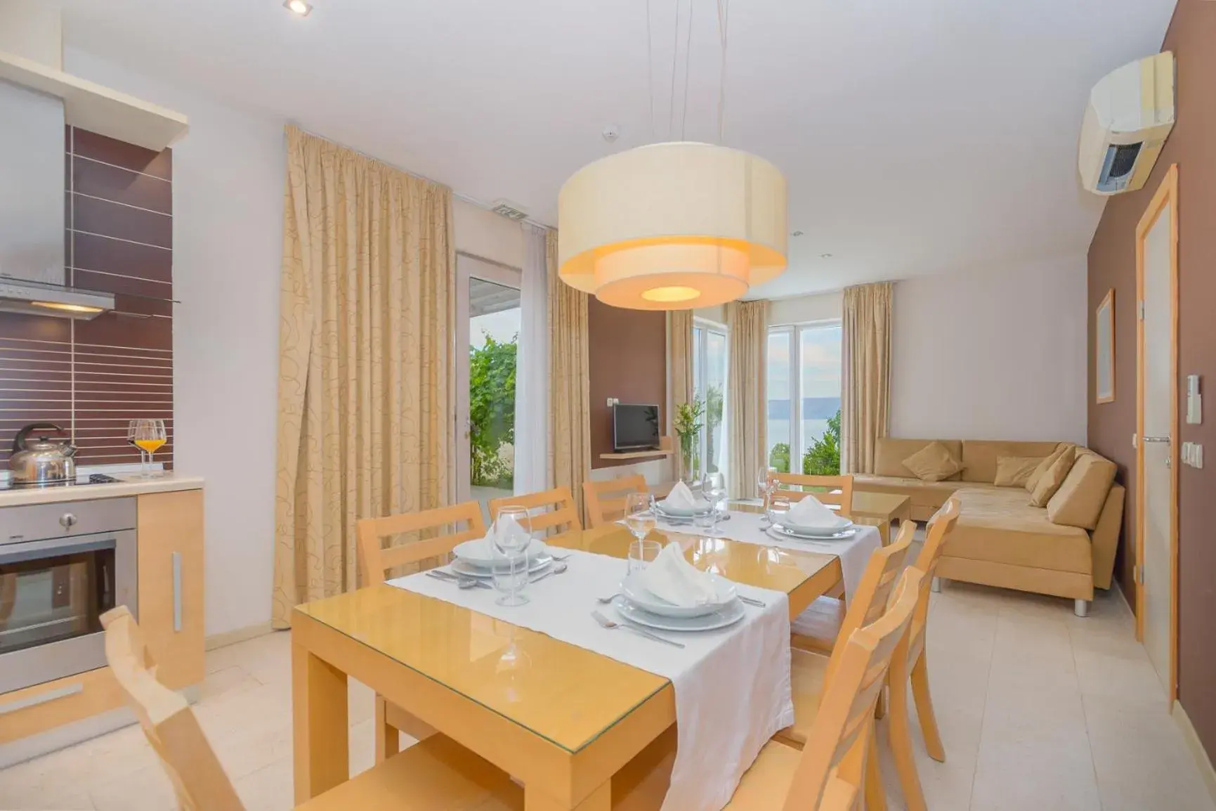 Living room in Apartments Grand Novi Vinodolski Resort Living room in Apartments Grand Novi Vinodolski Resort