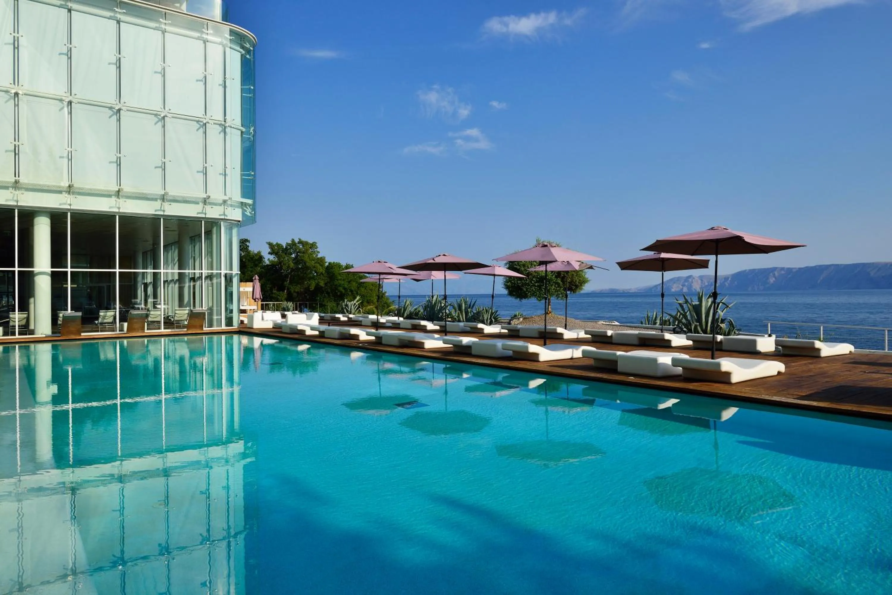 Swimming pool in Apartments Grand Novi Vinodolski Resort