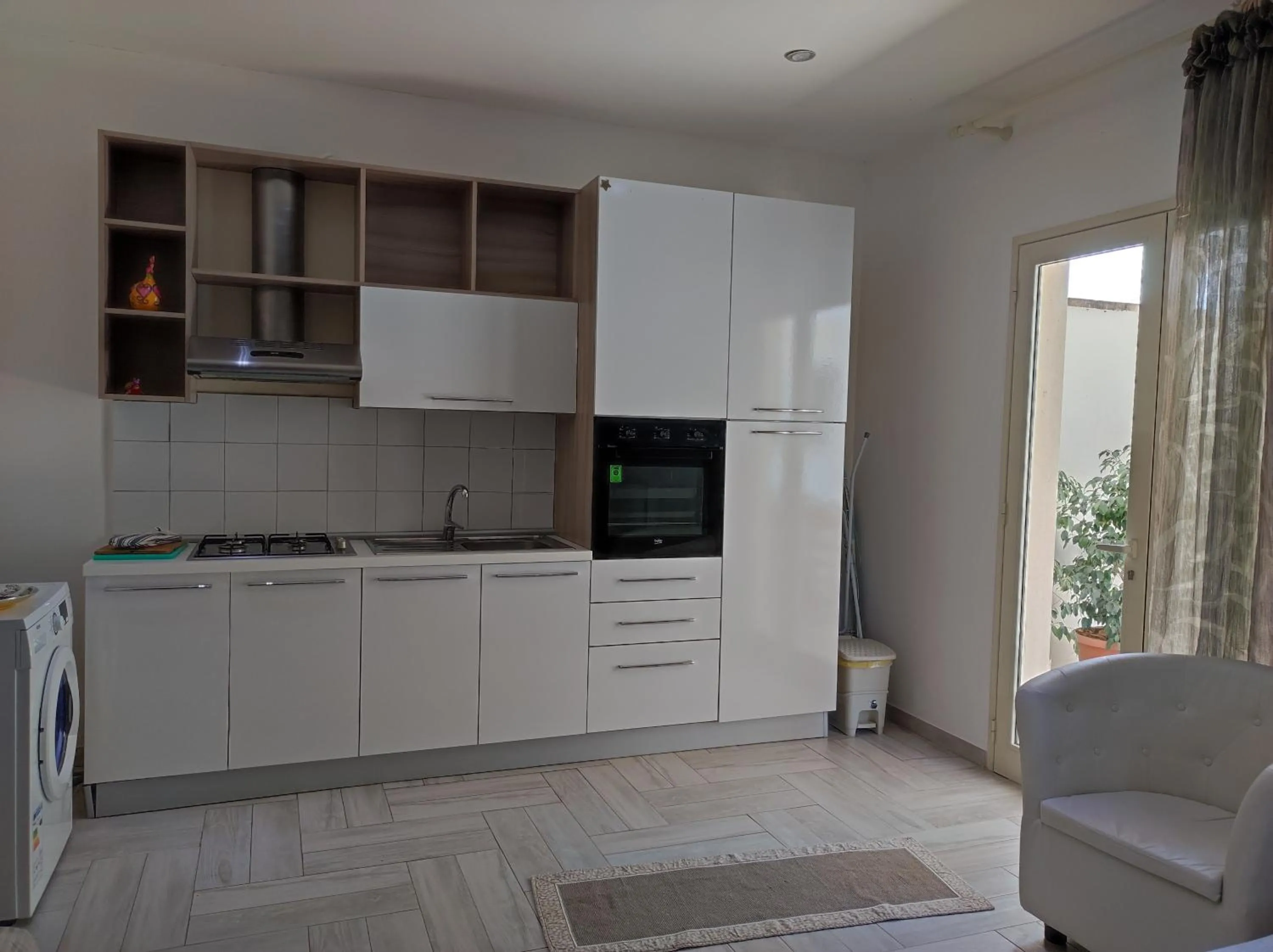 Kitchen or kitchenette in B&B Villa Fanizza