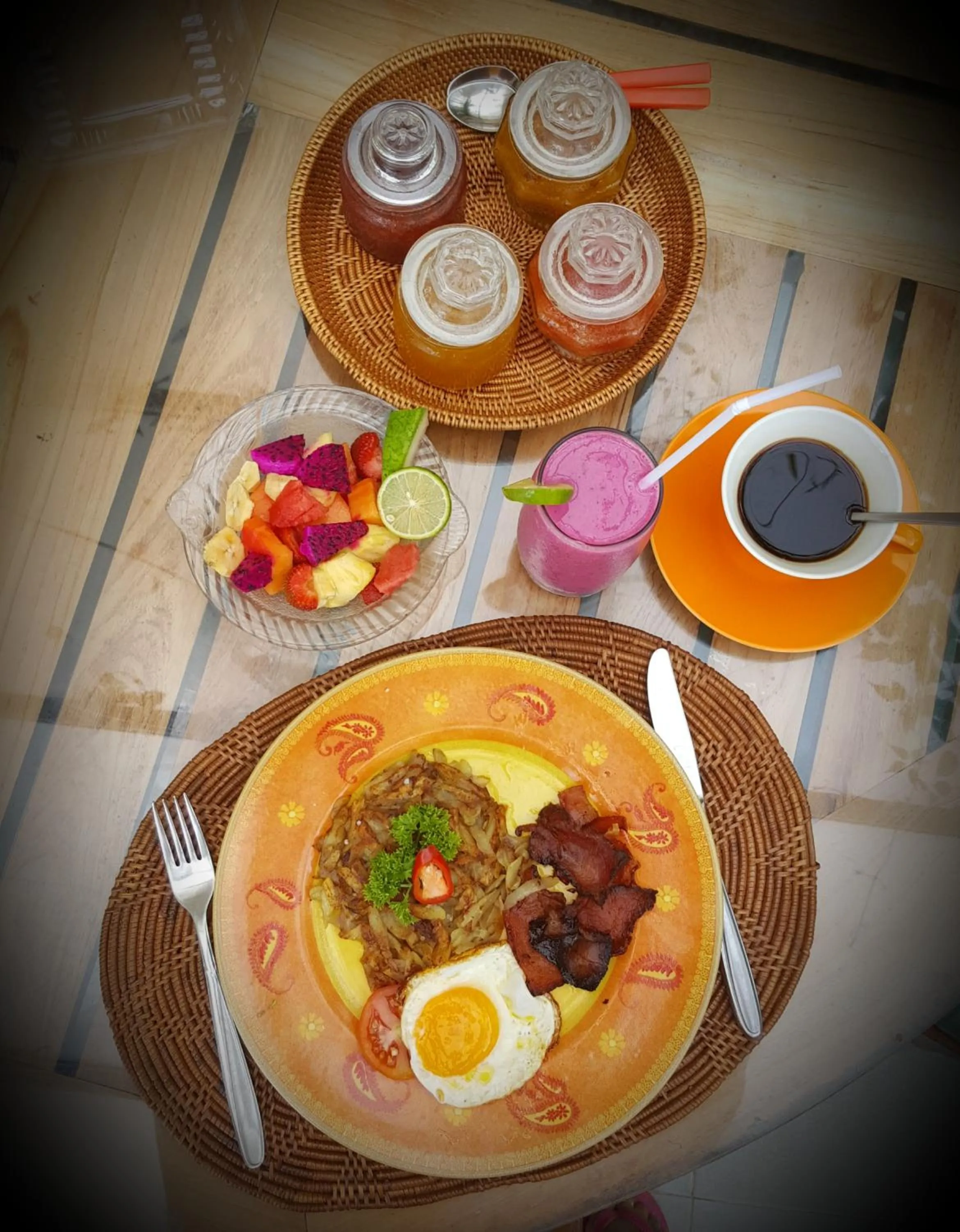 Food and drinks in Villa Lumbalumba