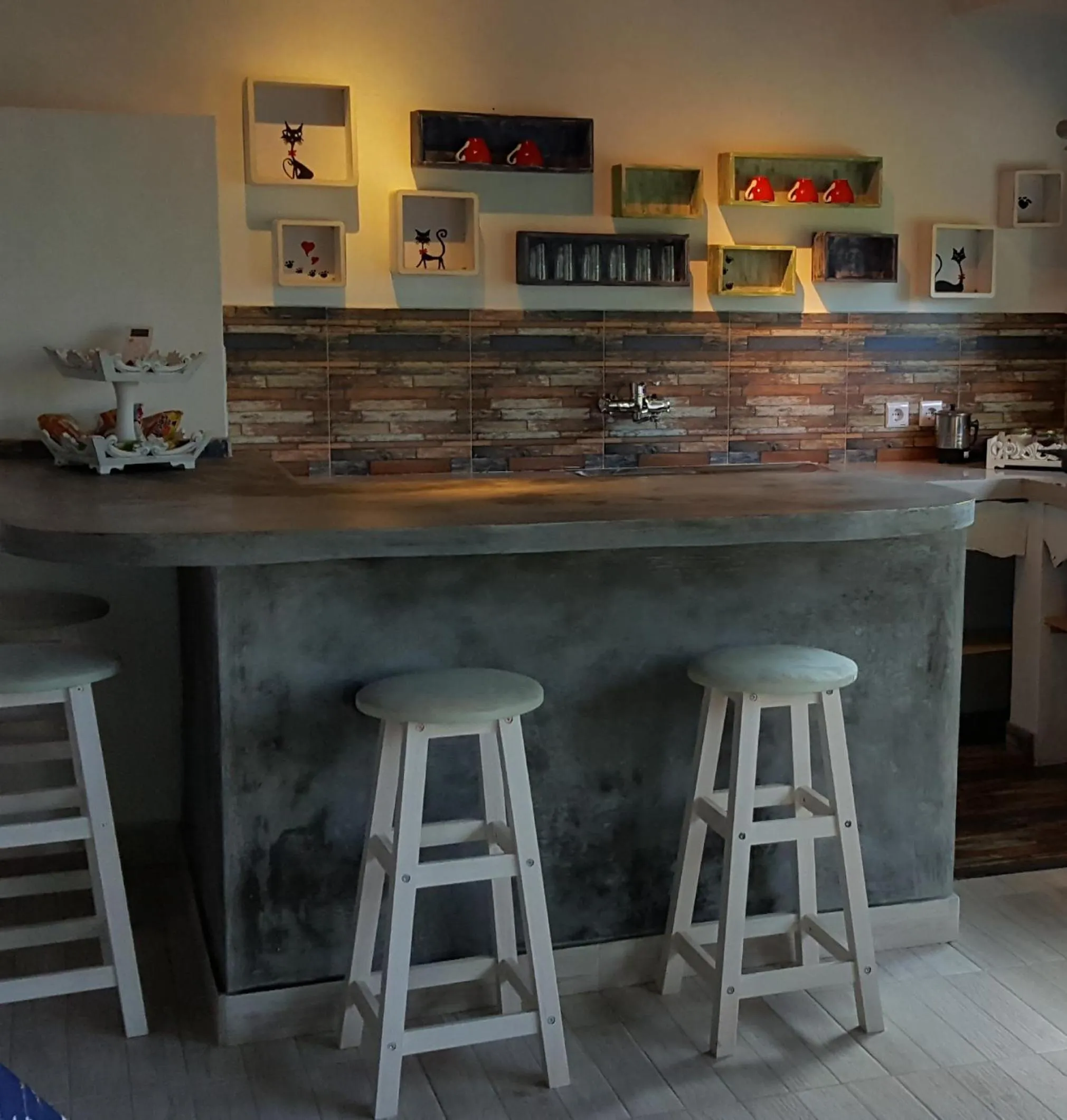 Kitchen or kitchenette in Villa Lumbalumba