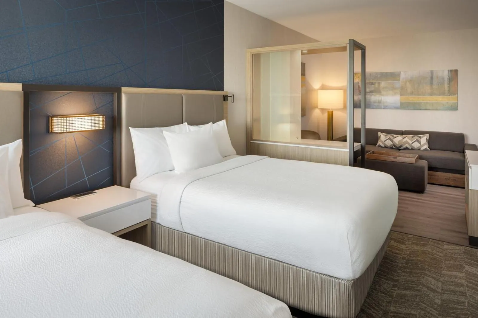 Bed in Springhill Suites by Marriott Newburgh Evansville